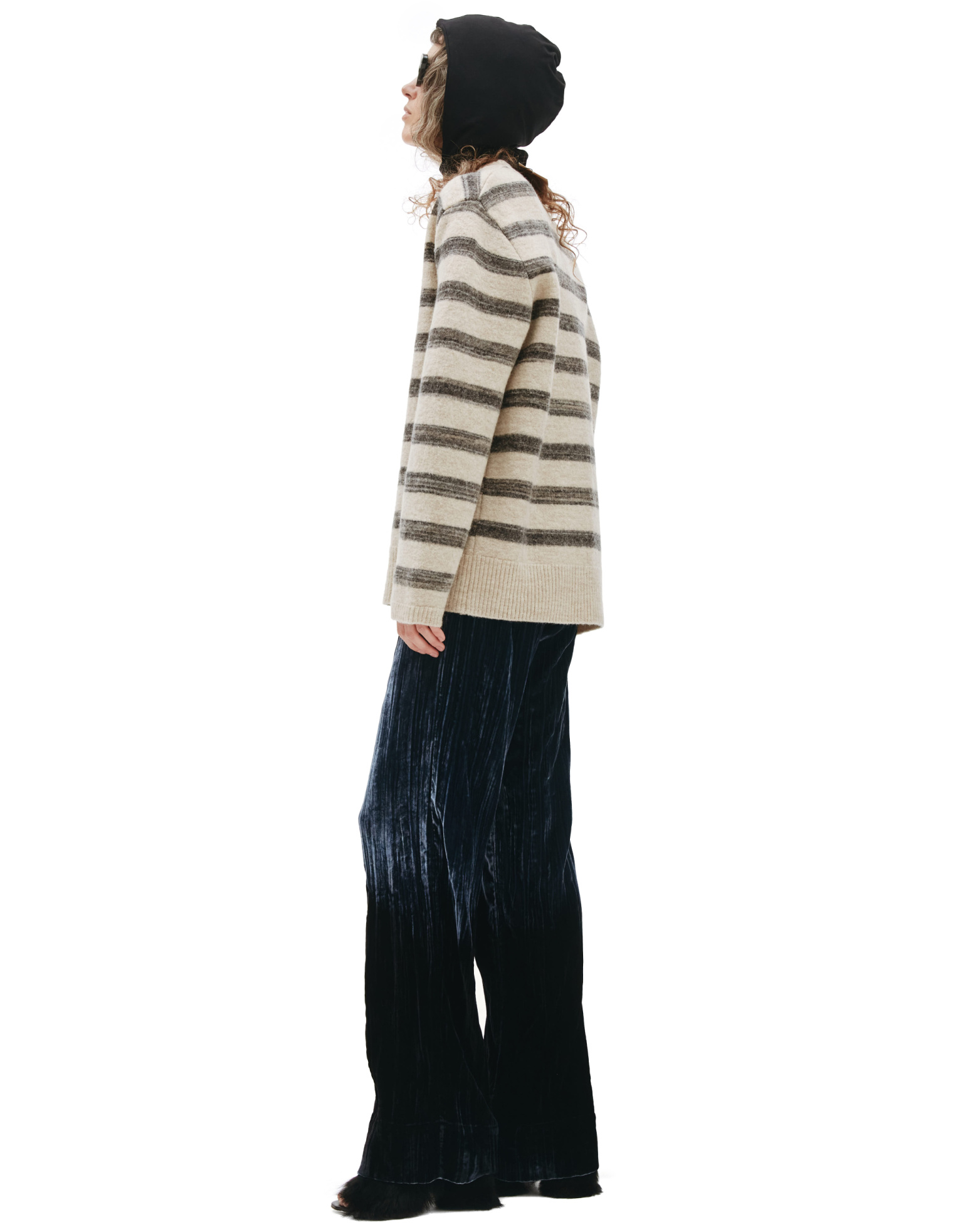 Maison Margiela Stripped wool sweater