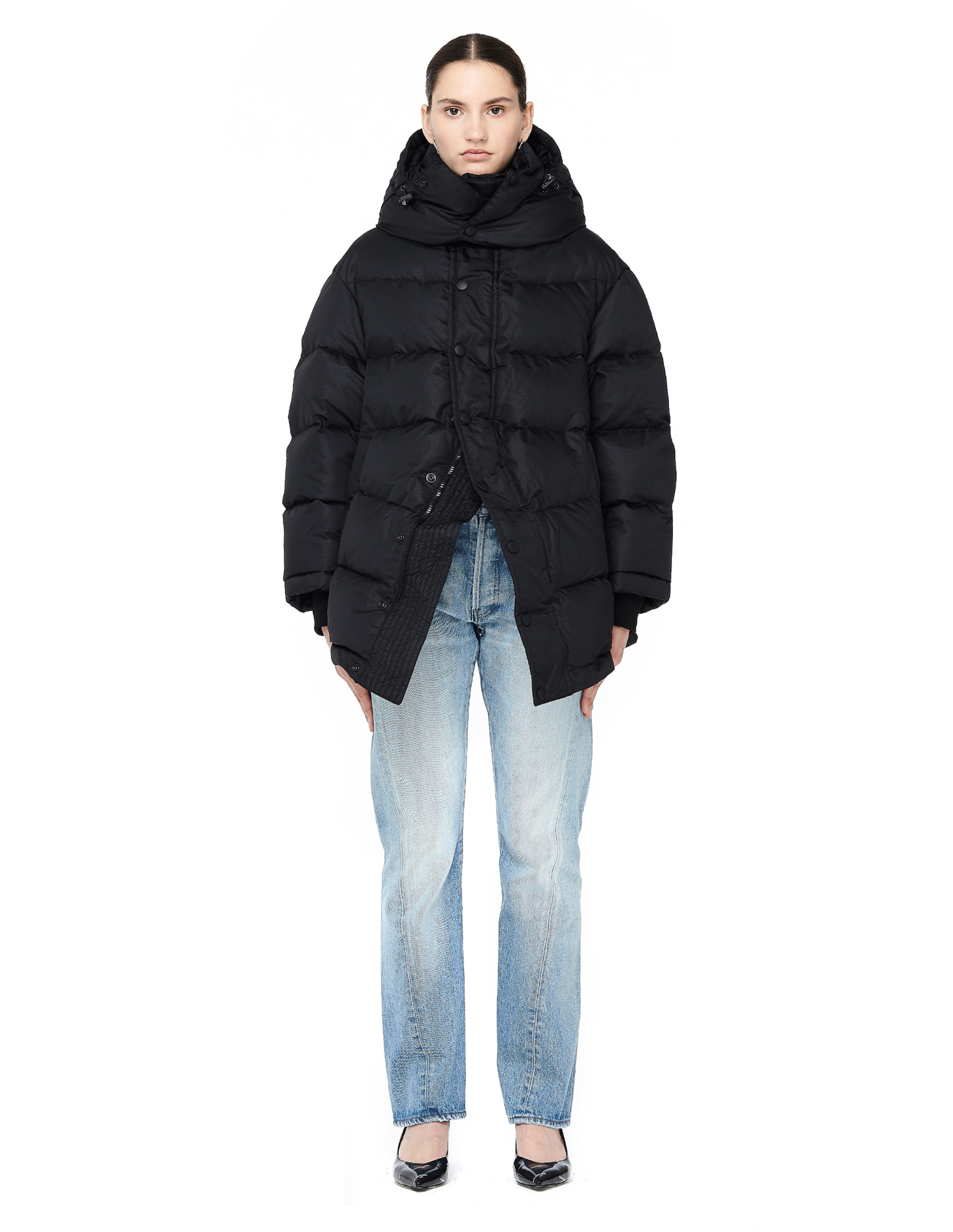 Balenciaga Swing Oversized Quilted Puffer Jacket