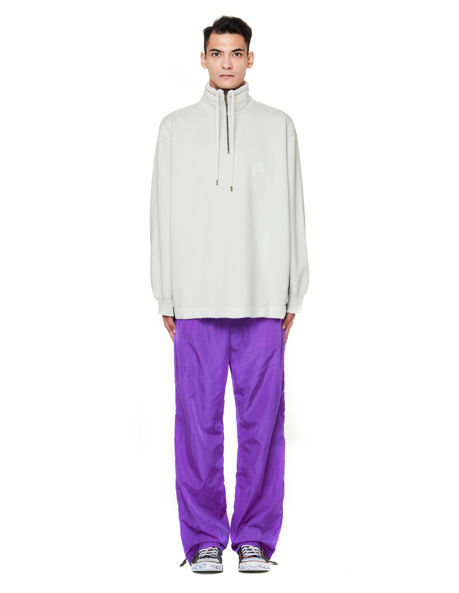 VETEMENTS Фиолетовые спортивные брюки