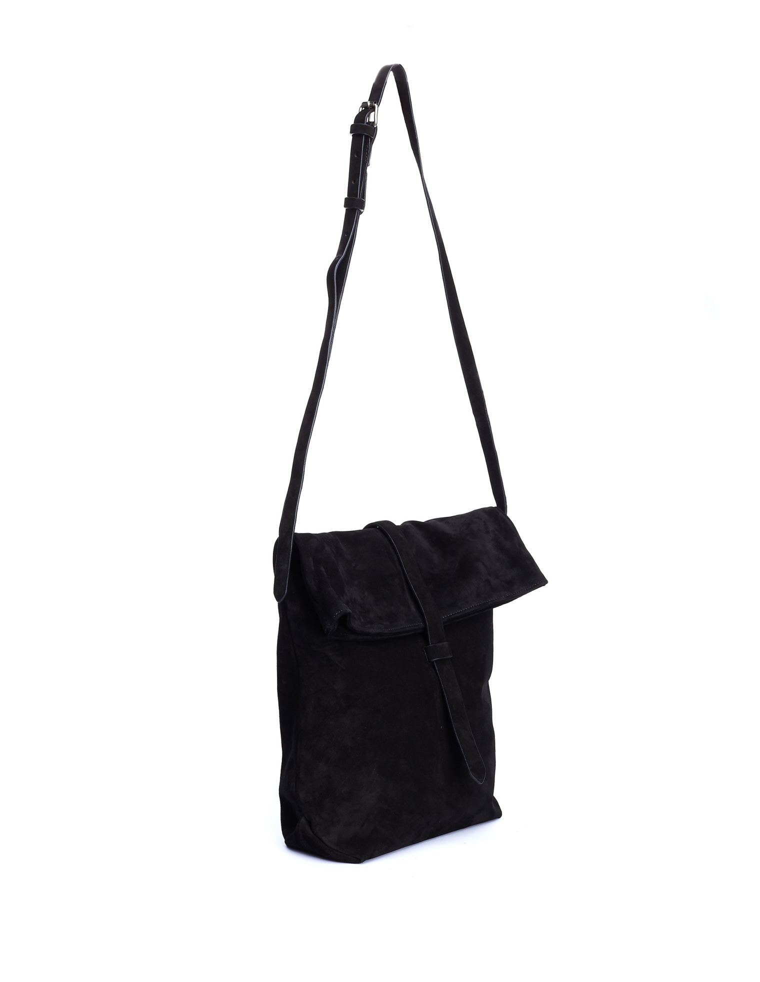 Ann Demeulemeester Замшевая сумка с клапаном