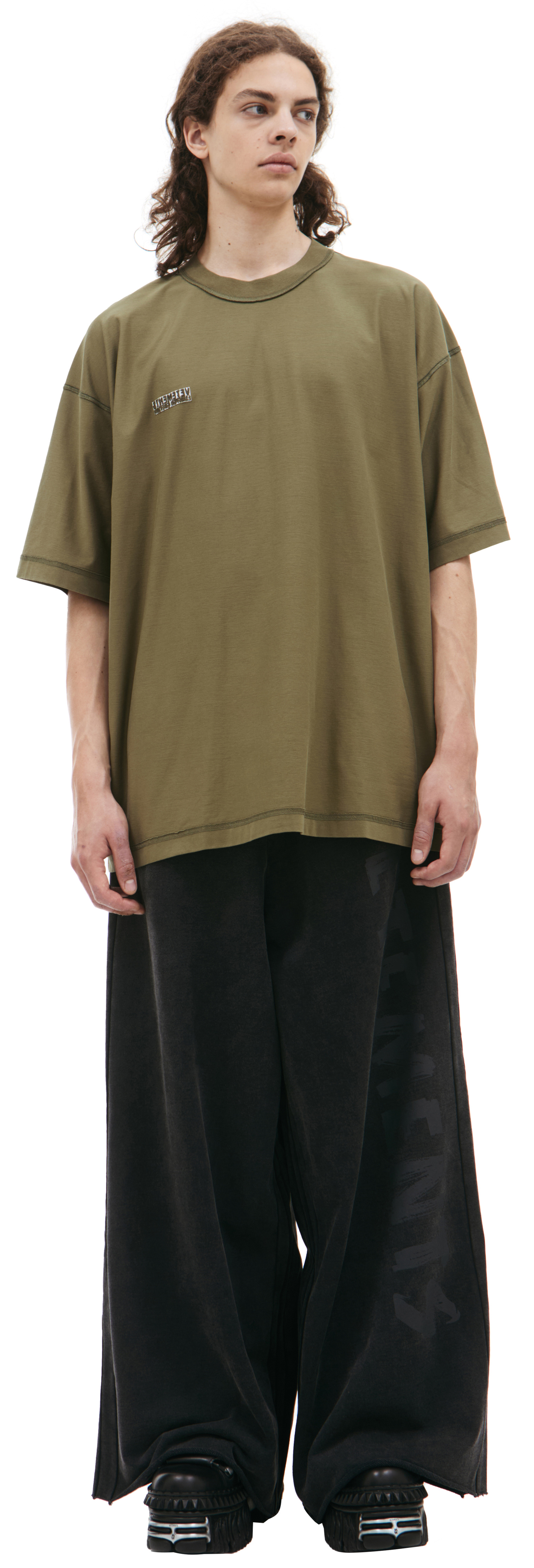 VETEMENTS Embroidered logo T-shirt