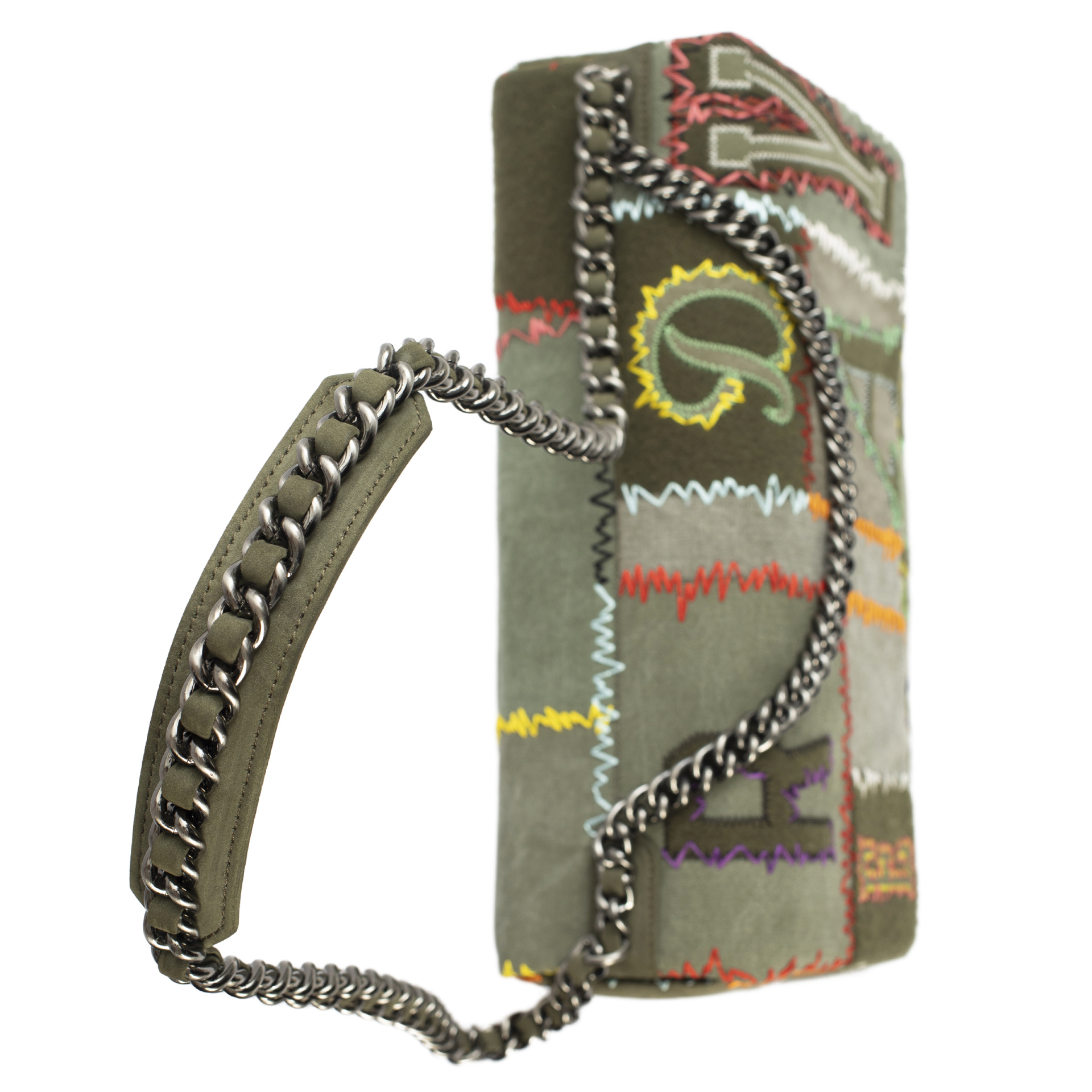 Readymade Patchwork big chain bag