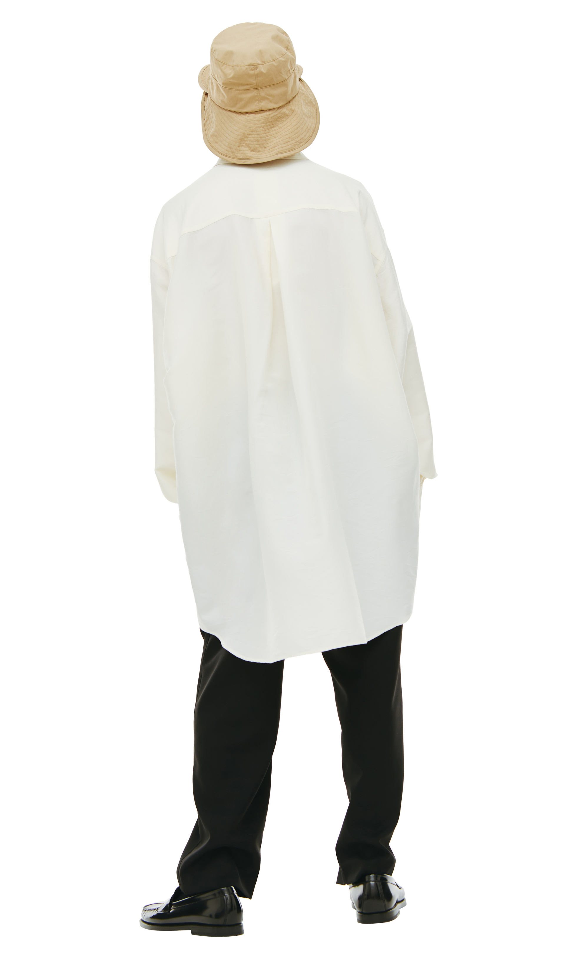 Doublet Milk fiber oversized shirt