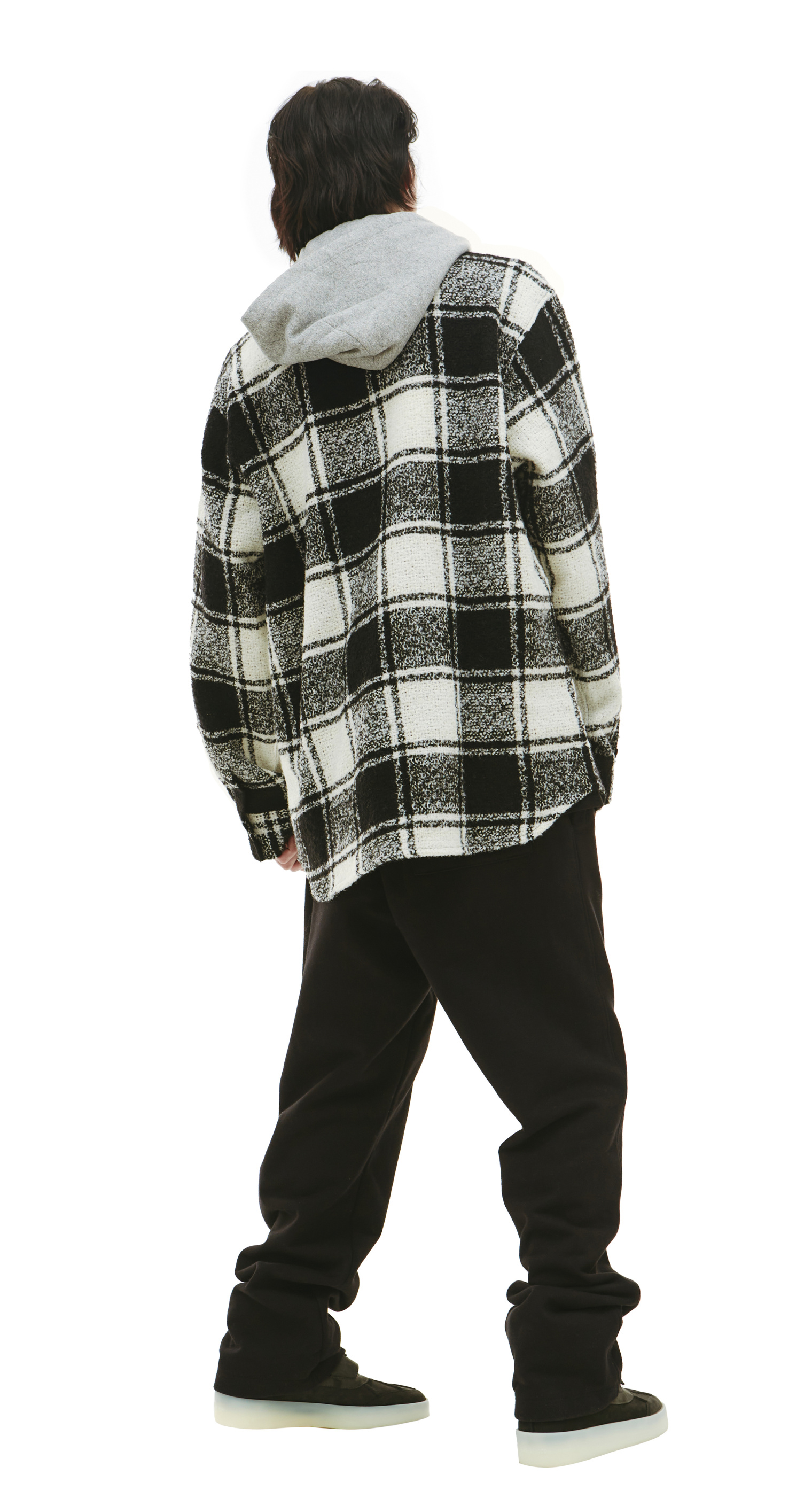 Nahmias Flannel shirt with hooded