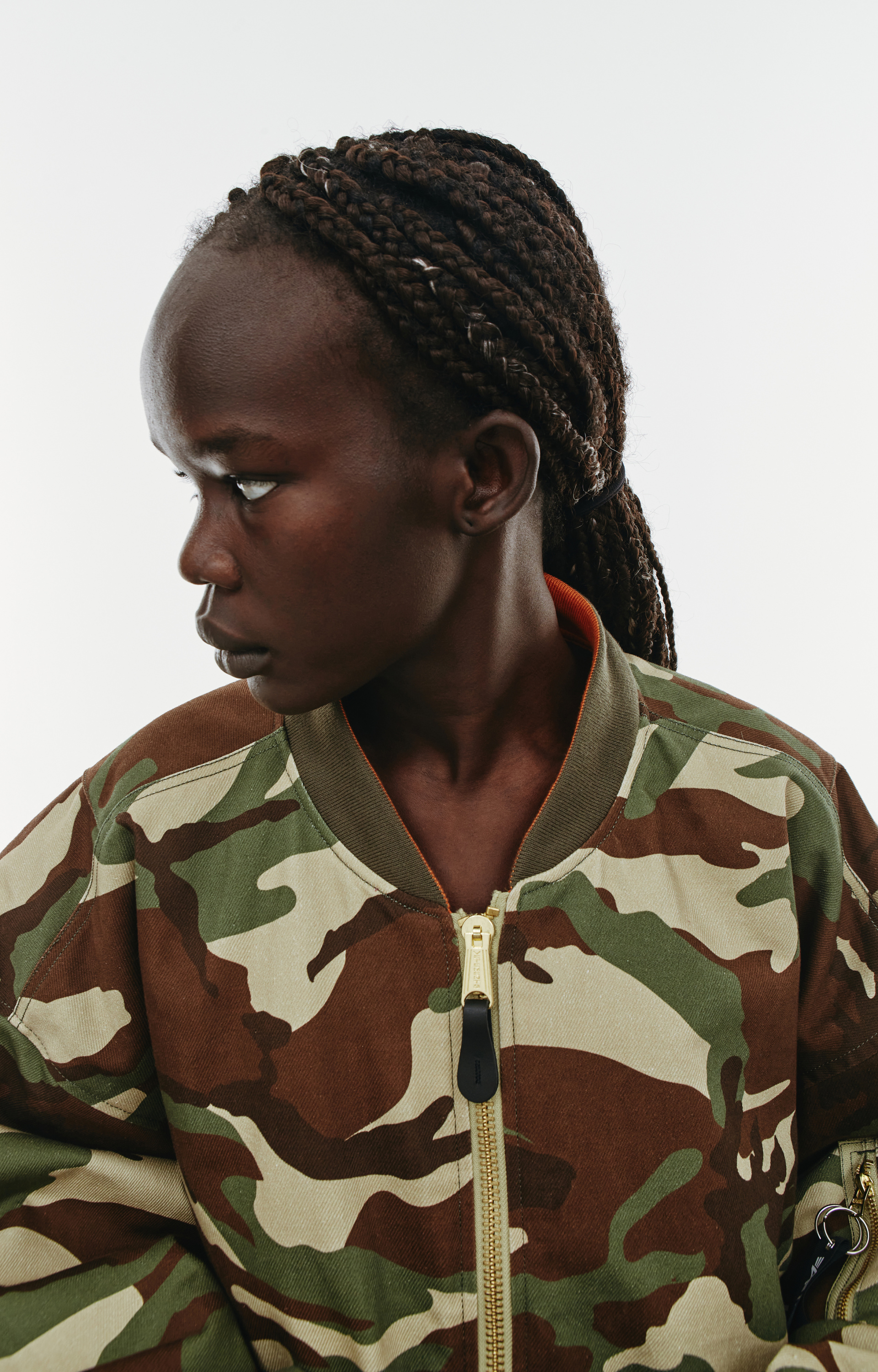 VETEMENTS Reversible hooded camo bomber