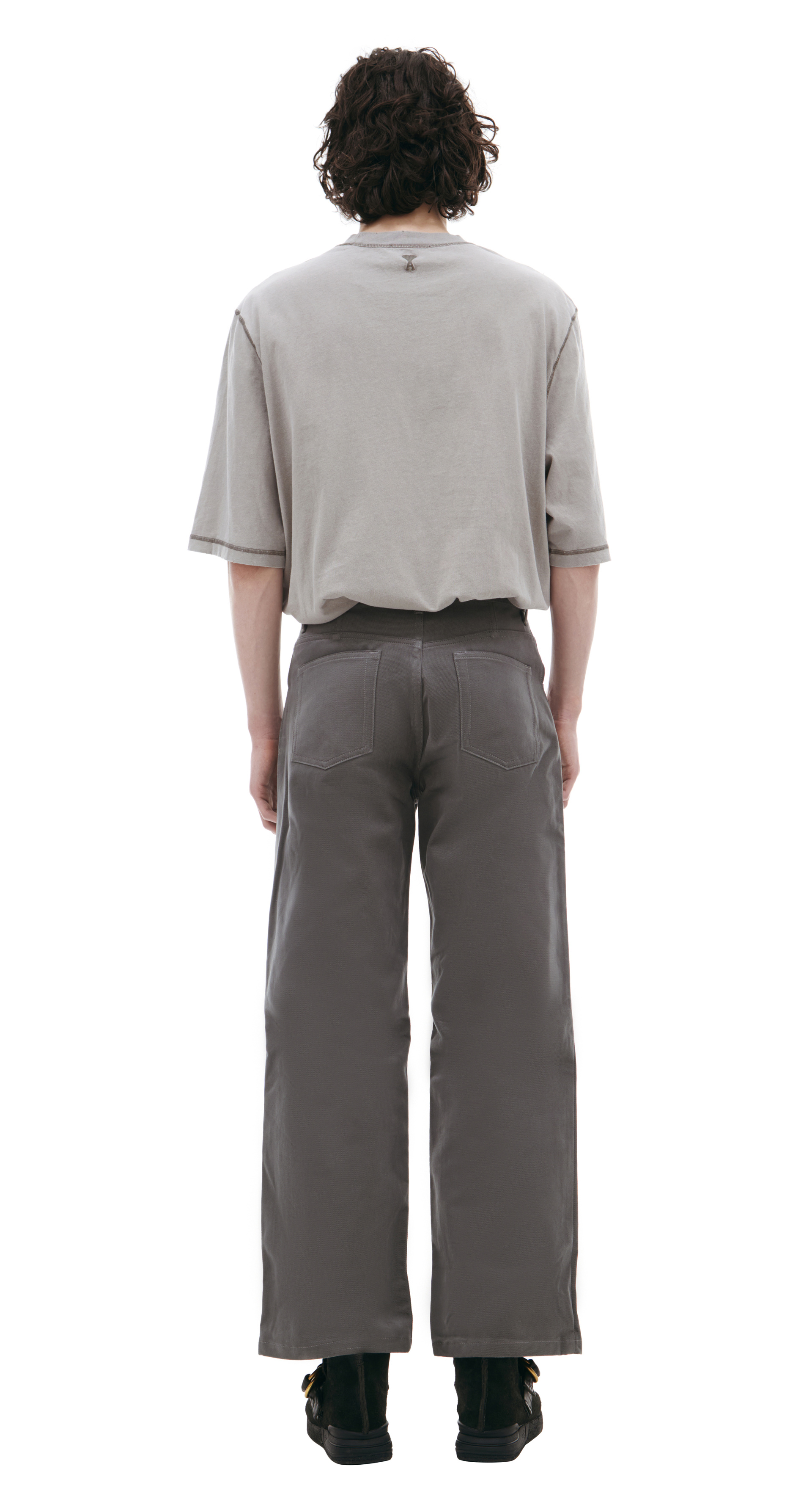 AMI PARIS Straight cotton jeans