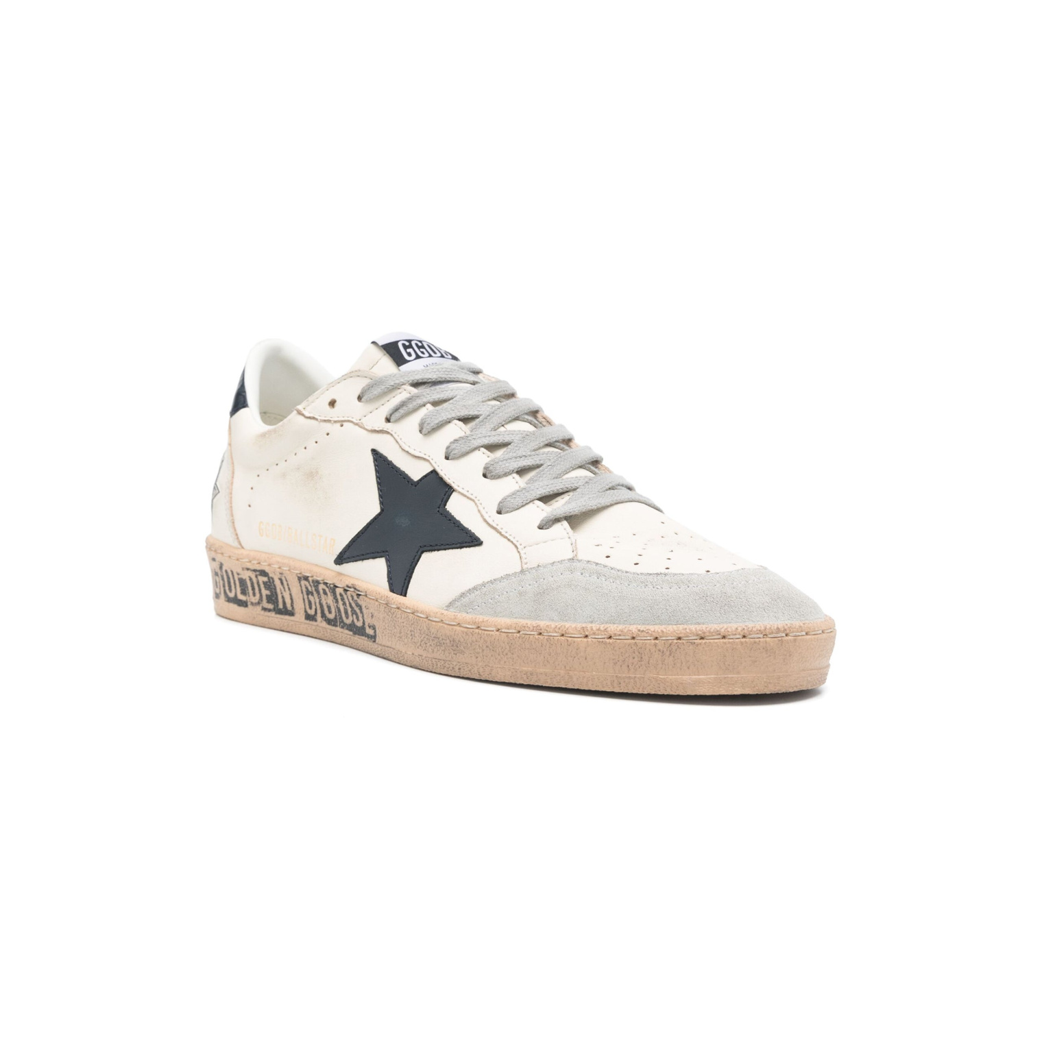 Golden Goose Men\'s Ballstar Leather Sneakers