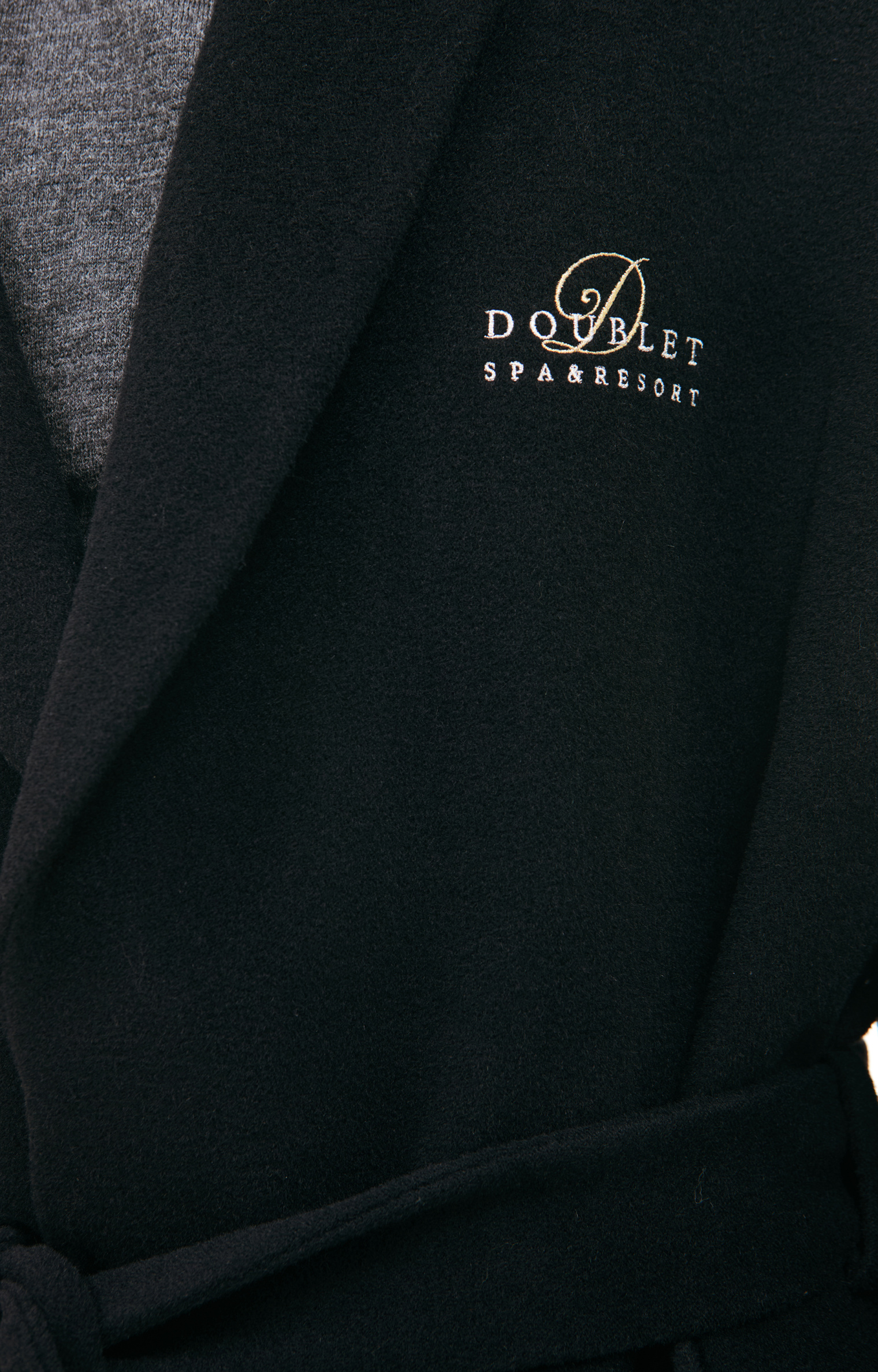 Doublet Black wool coat