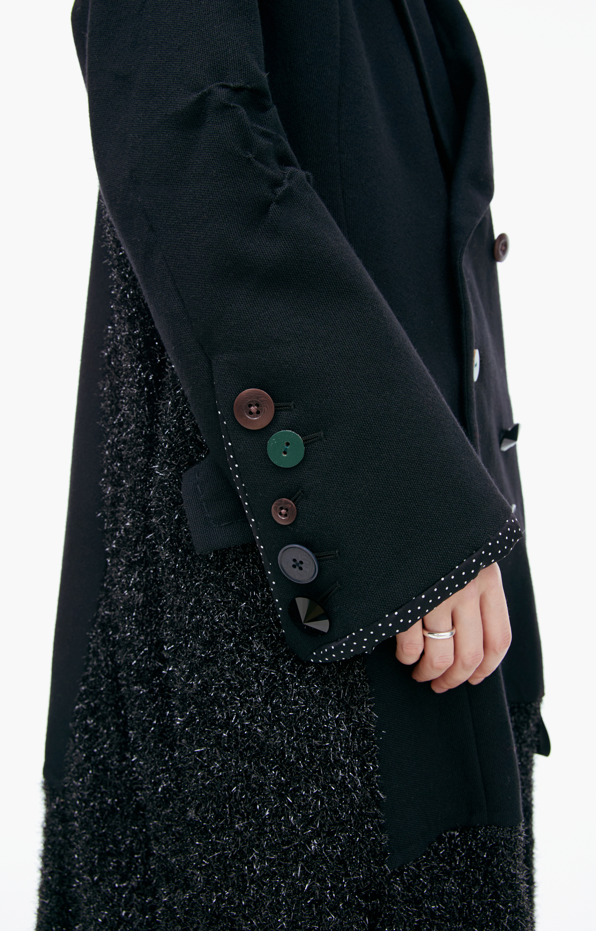 Undercover Jacket with lurex inserts