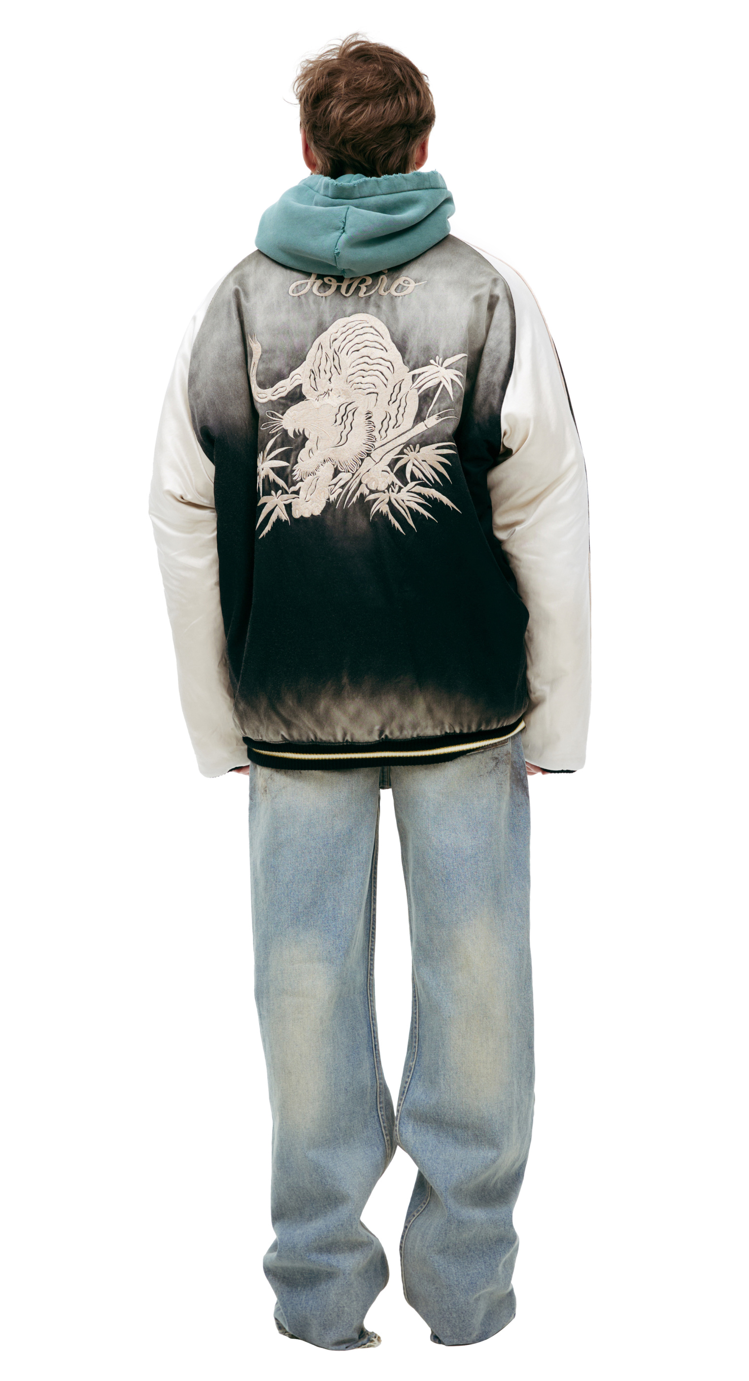 Maison Mihara Yasuhiro Bomber \'Souvenir\' with patches