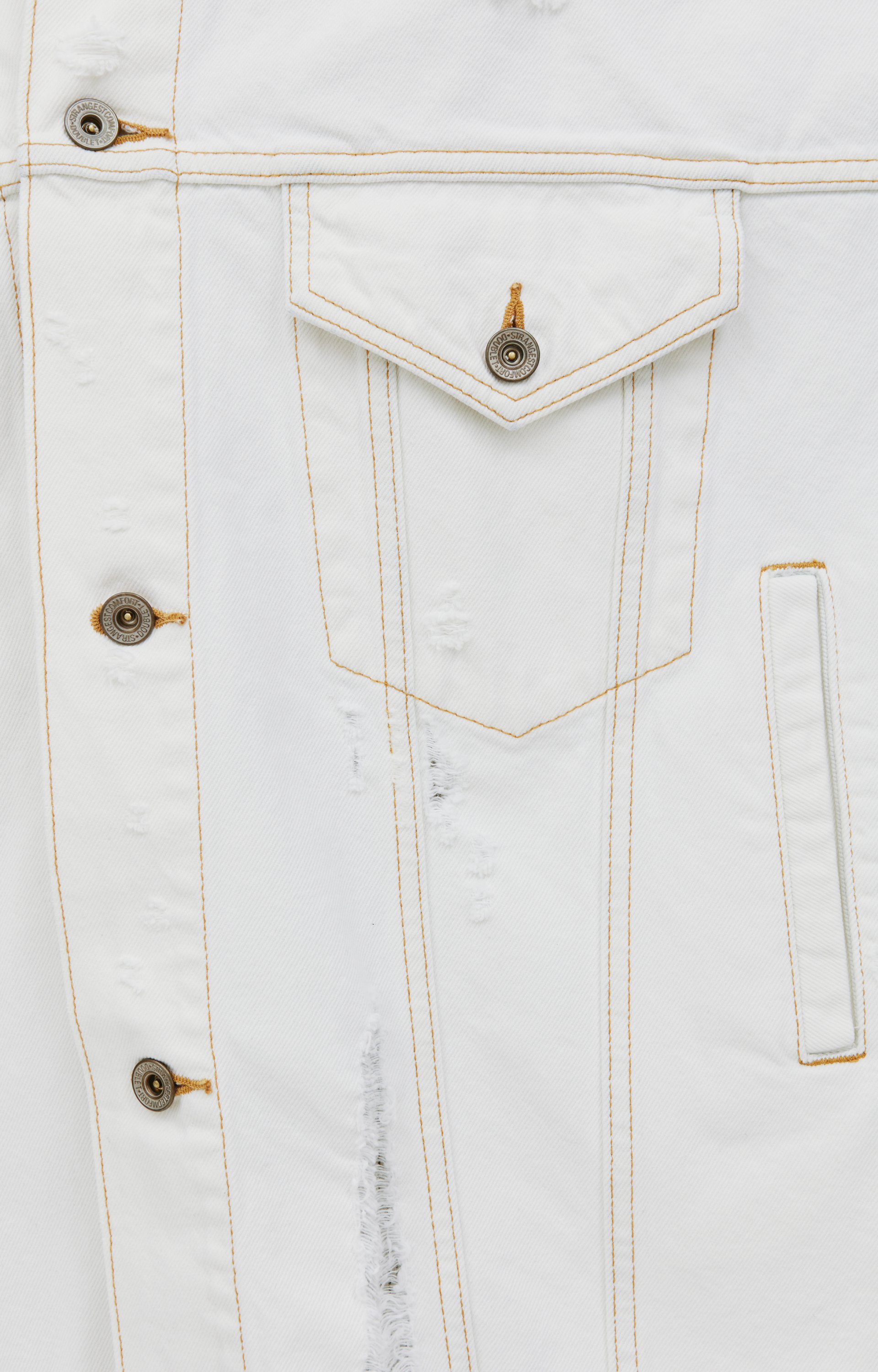 Doublet Distressed denim jacket