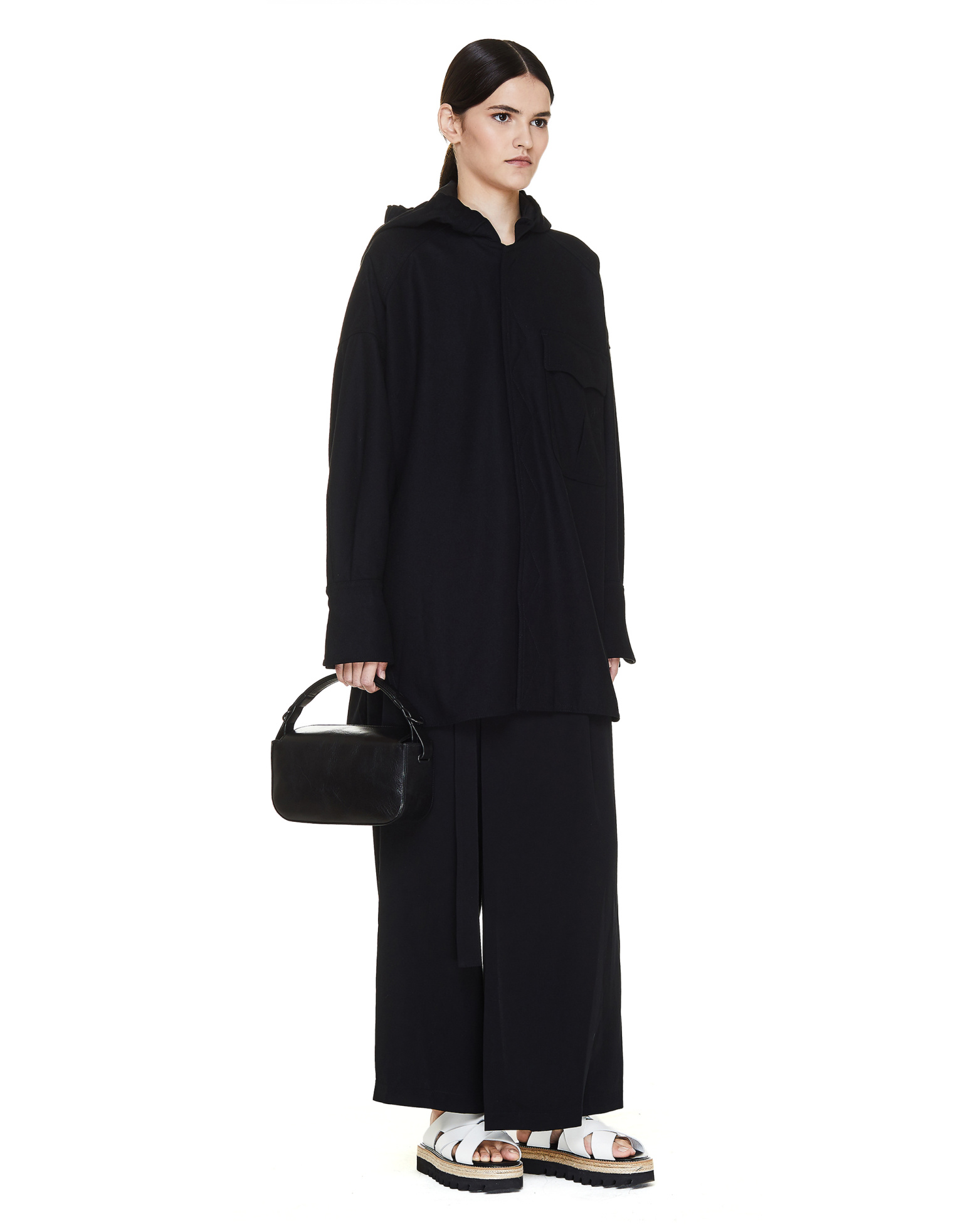 Yohji Yamamoto Square Bag With Belt