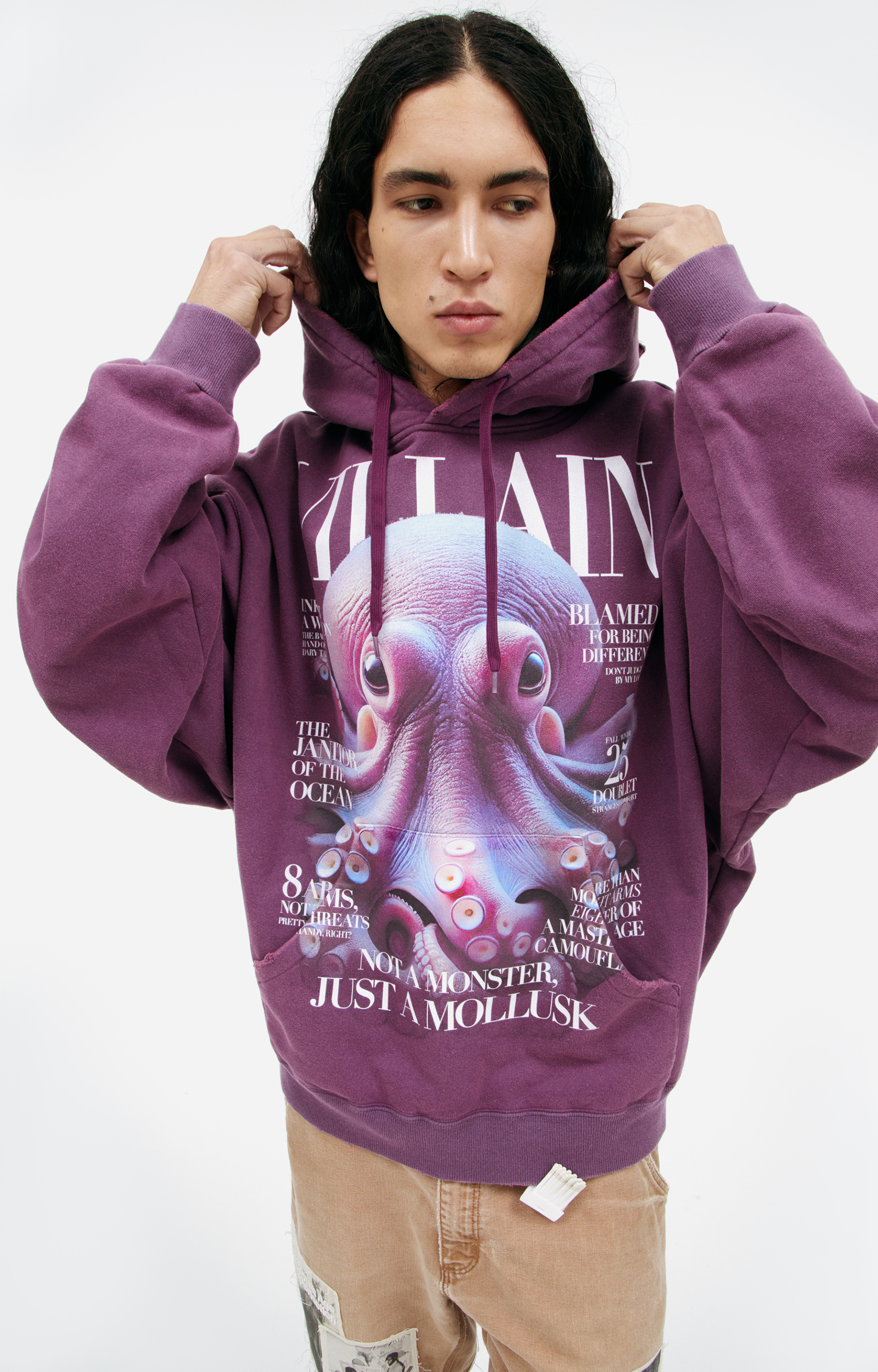 Doublet Purple Villain Hoodie