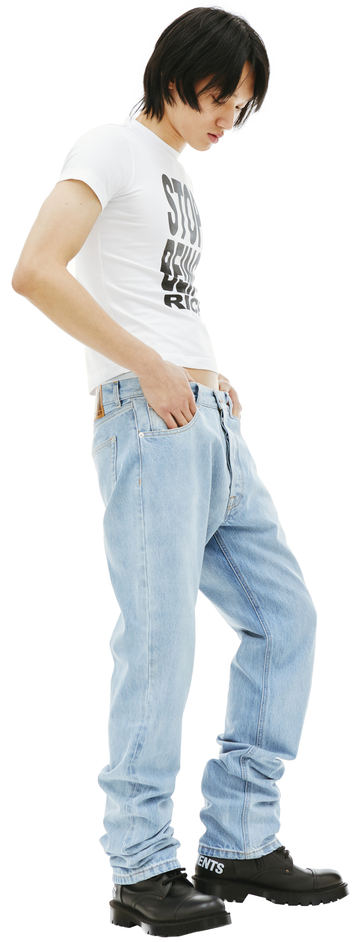 VETEMENTS White printed t-shirt