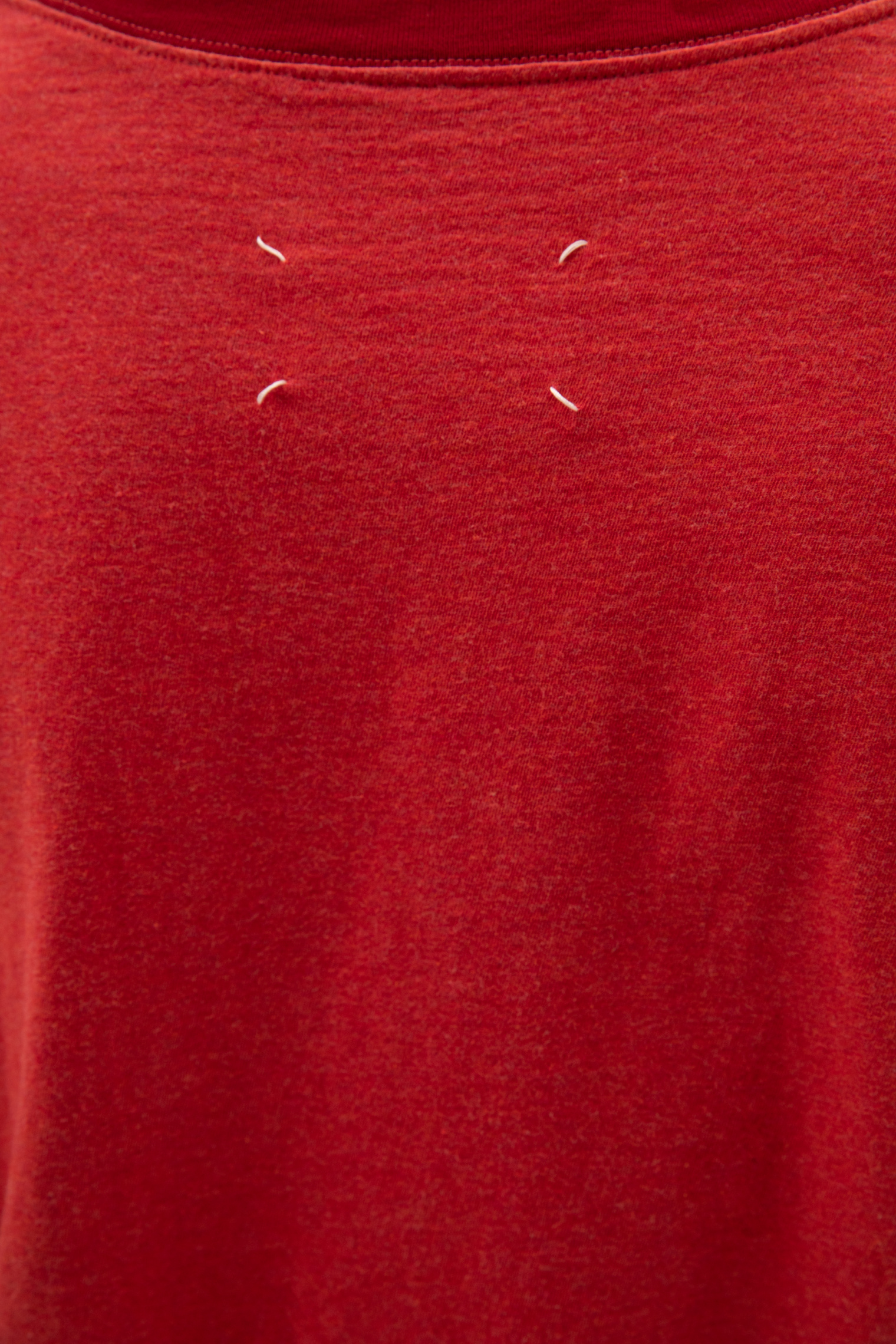 Maison Margiela Red Logo T-Shirt