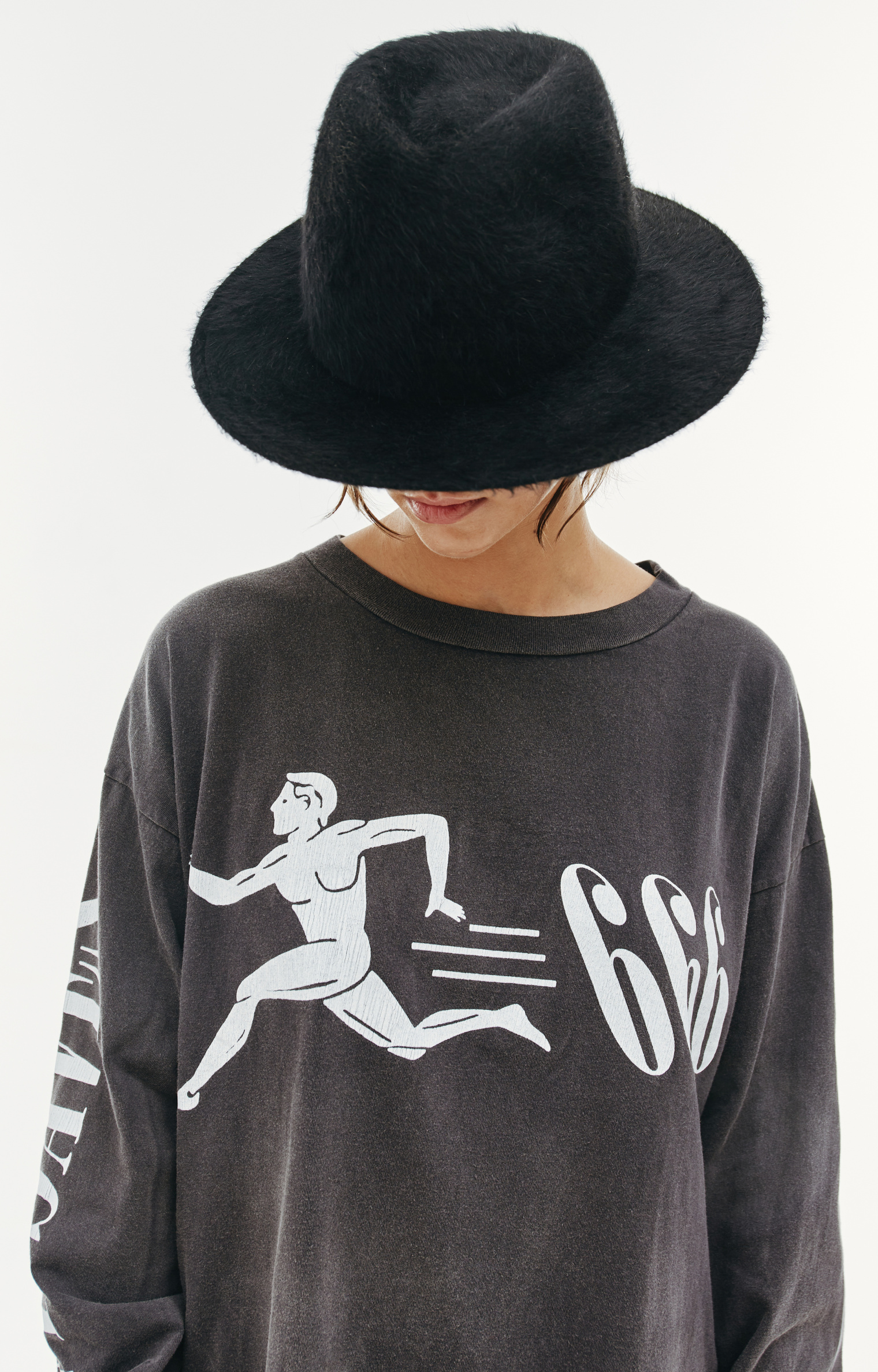 Saint Michael 666 printed longsleeve