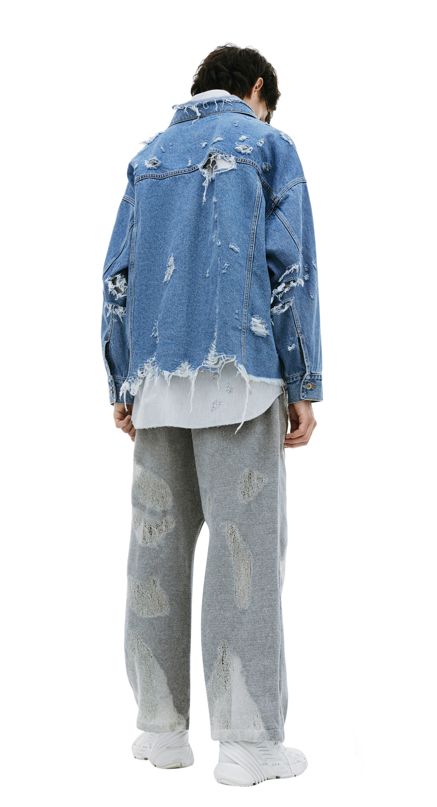 Doublet Distressed denim jacket