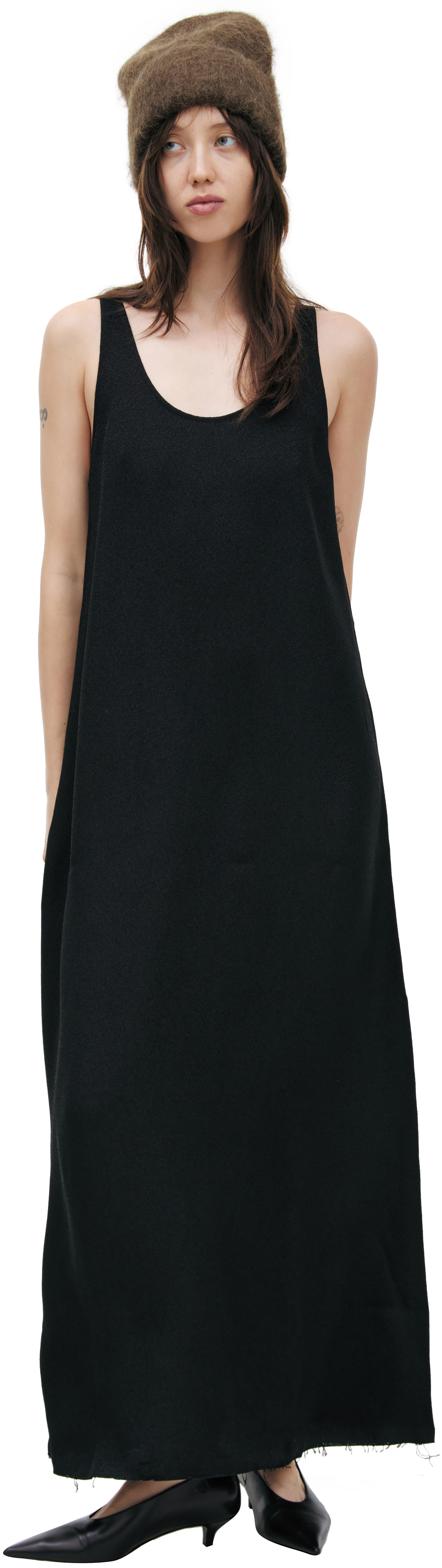 TOTEME Black midi dress