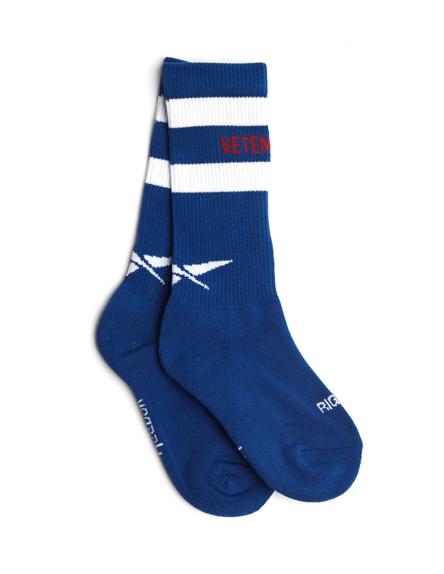 VETEMENTS Reebok Edition Blue Tennis Socks