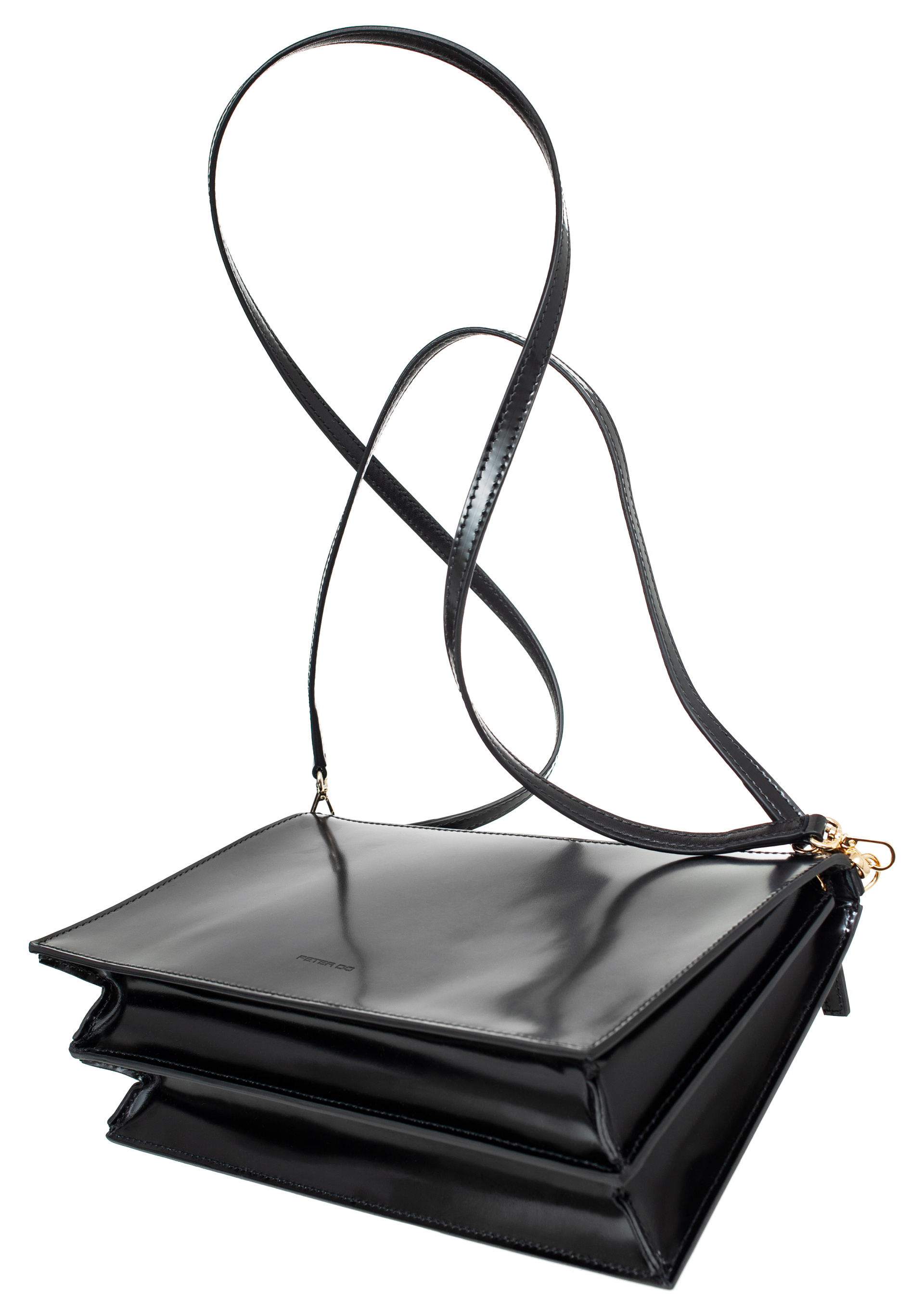 PETER DO Patent leather shoulder bag