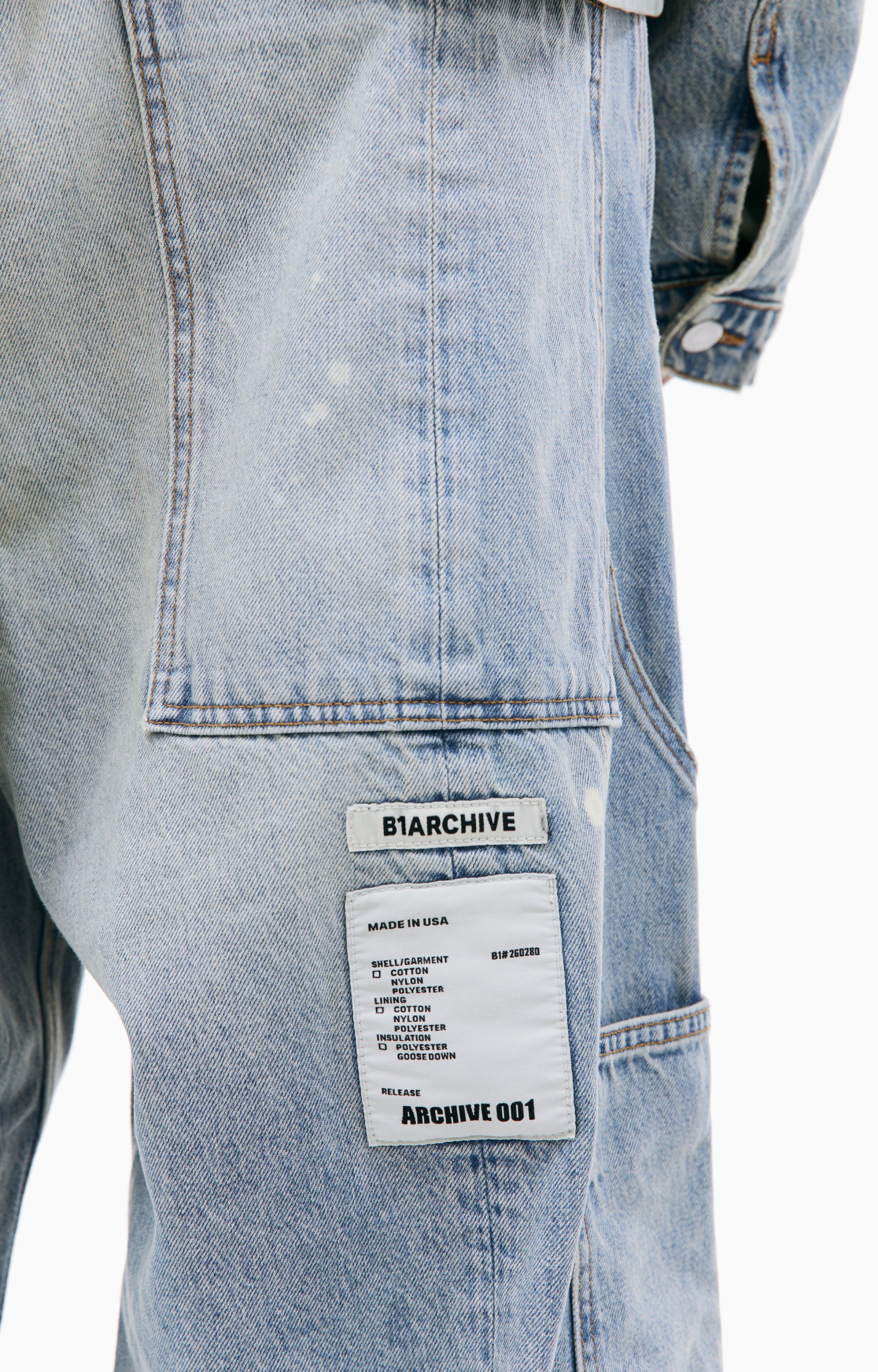 B1ARCHIVE B45 wide leg jeans