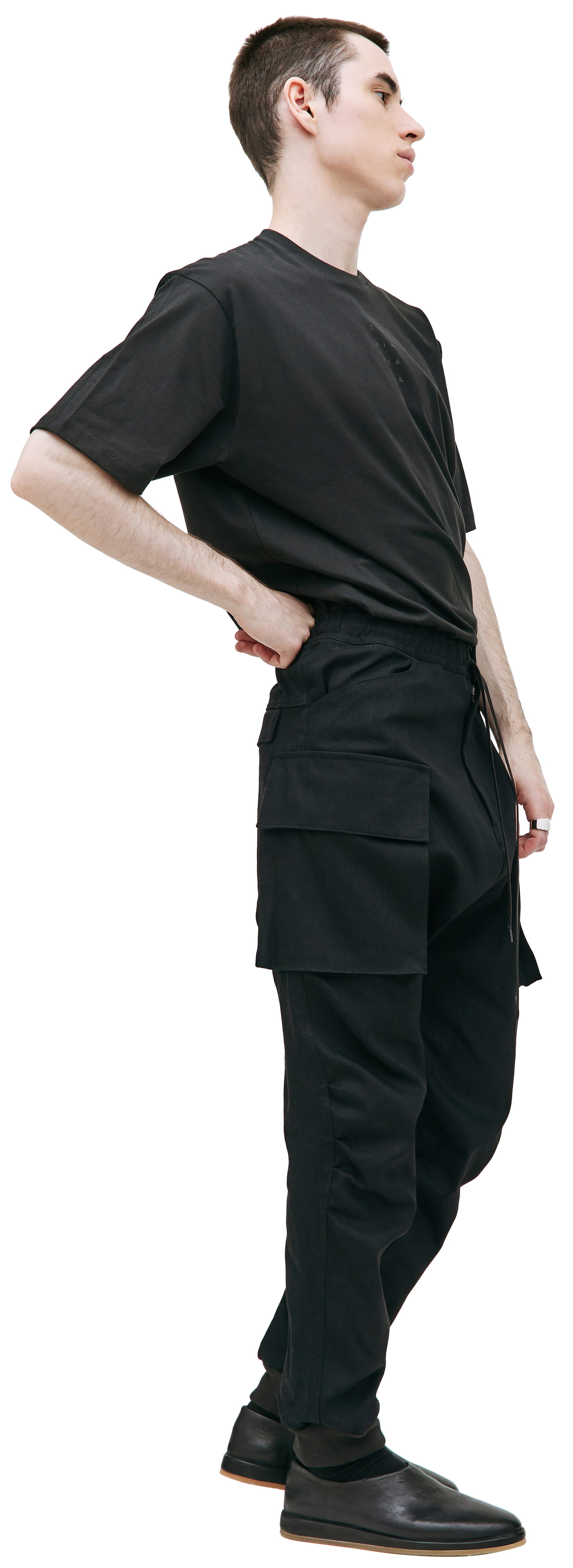 The Viridi-Anne Black jogger jeans