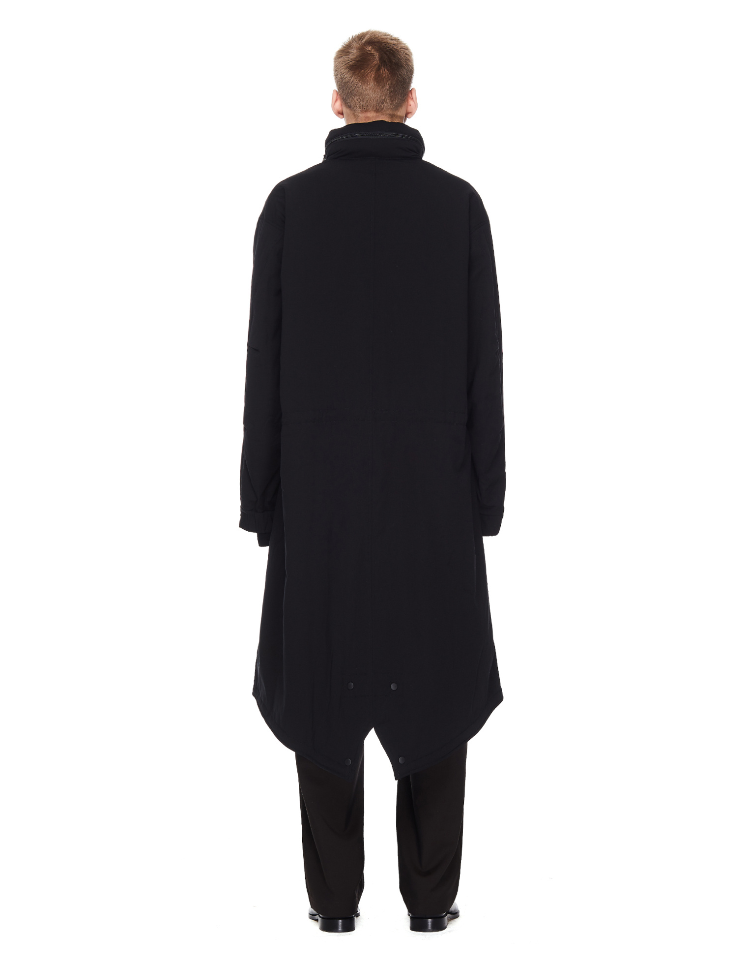 Yohji Yamamoto Black Fishtail Parka