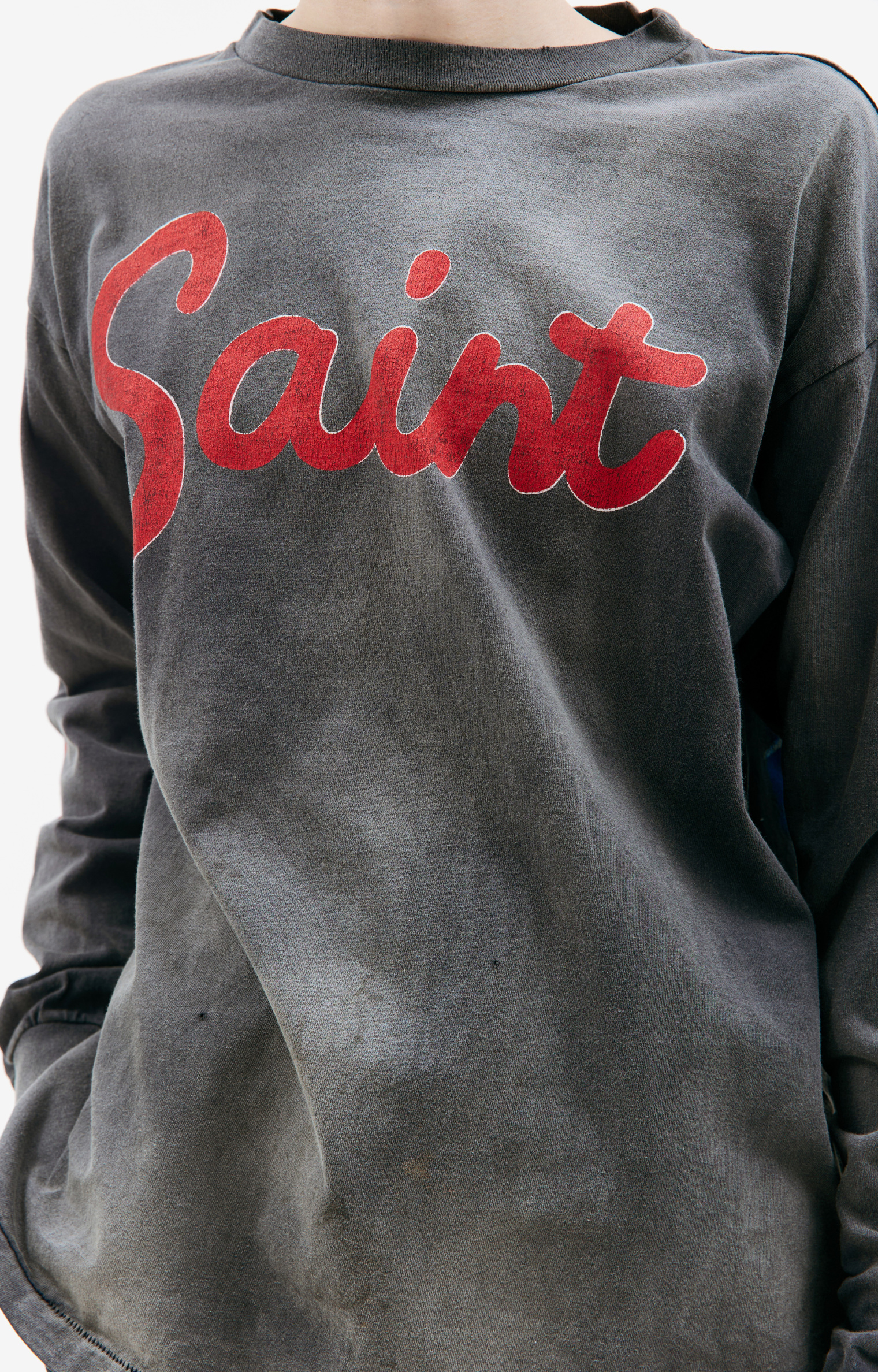 Saint Michael Foot printed longsleeve