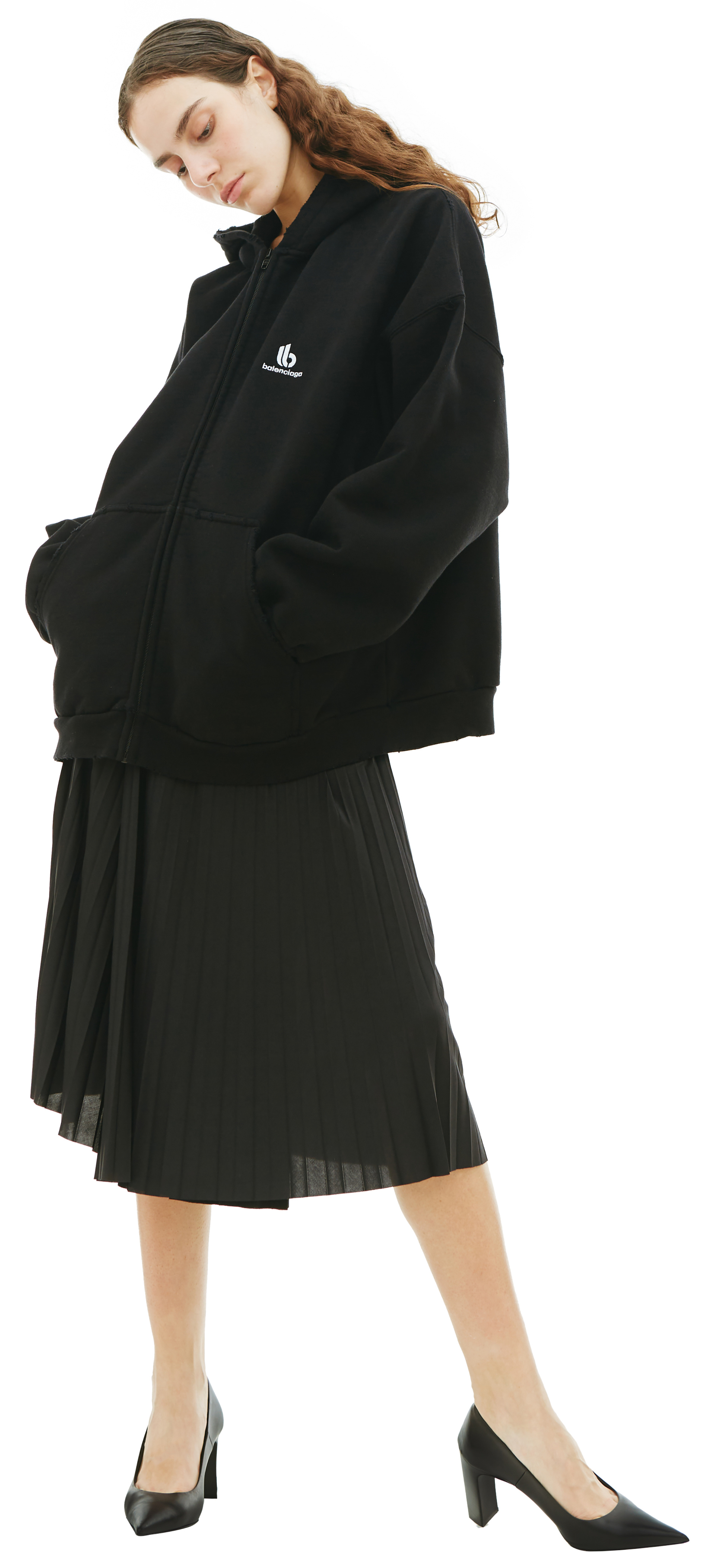 Balenciaga Cotton zip hoodie