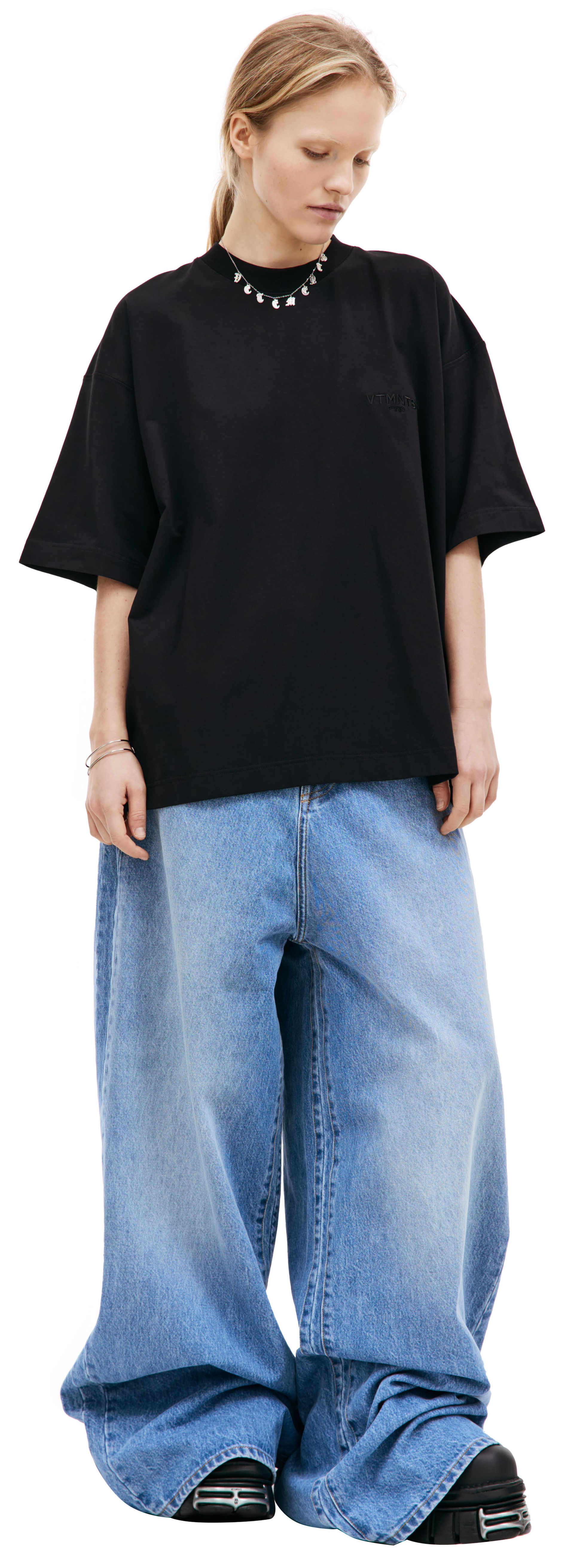 VTMNTS Logo embroidered t-shirt