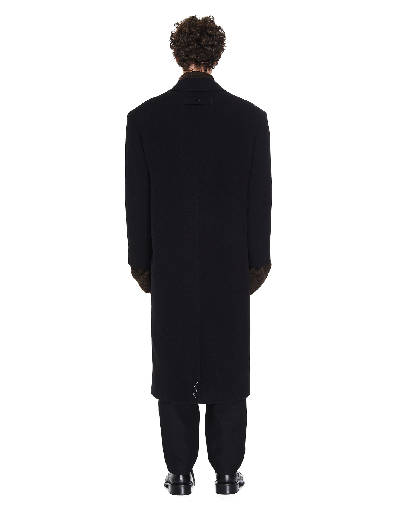 Fear of God x Zegna Двубортное длинное пальто