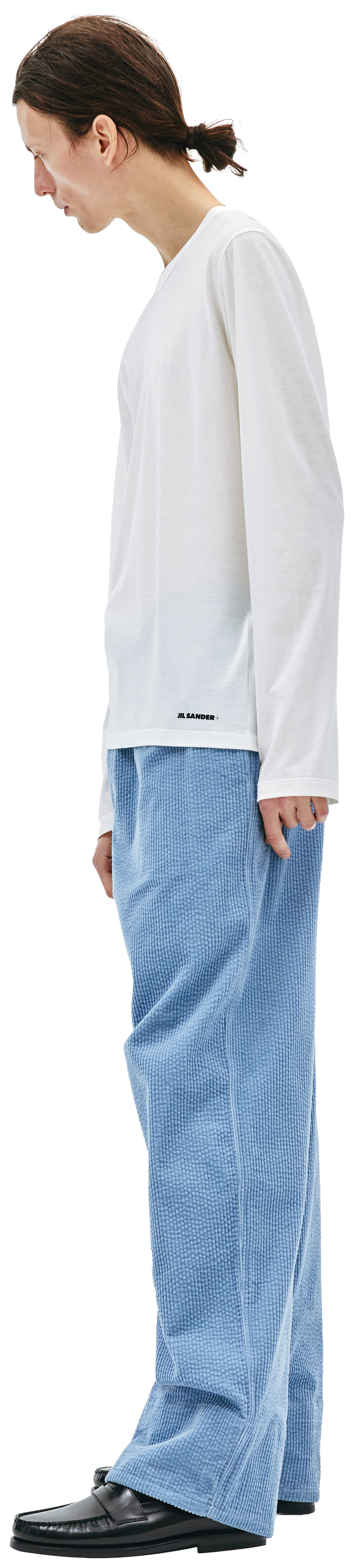 Jil Sander Белый базовый лонгслив