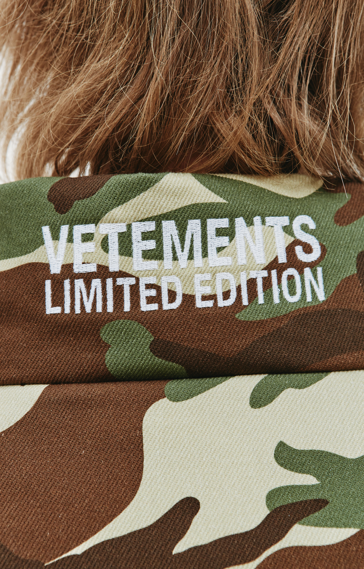 VETEMENTS Camouflage Maxi Padded Coat