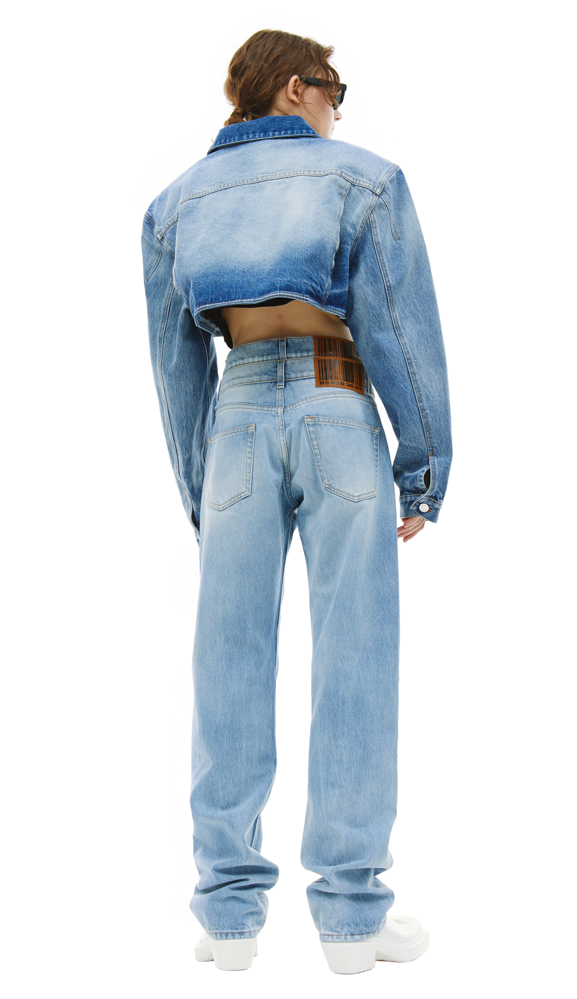 VTMNTS Сropped denim jacket