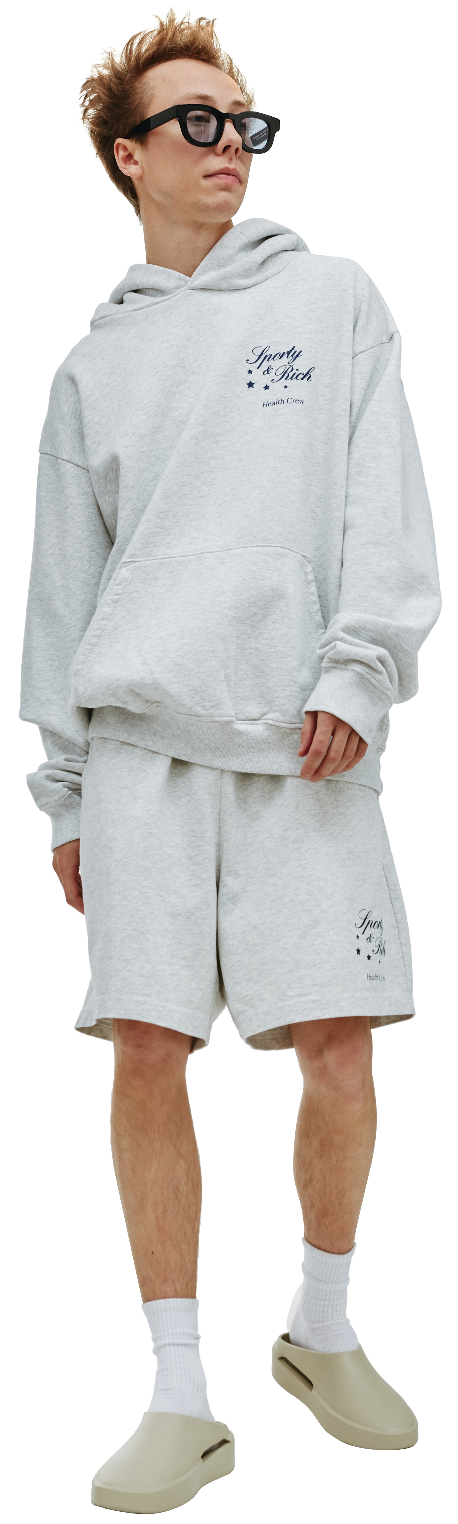SPORTY & RICH Hoodie Star Health Crew