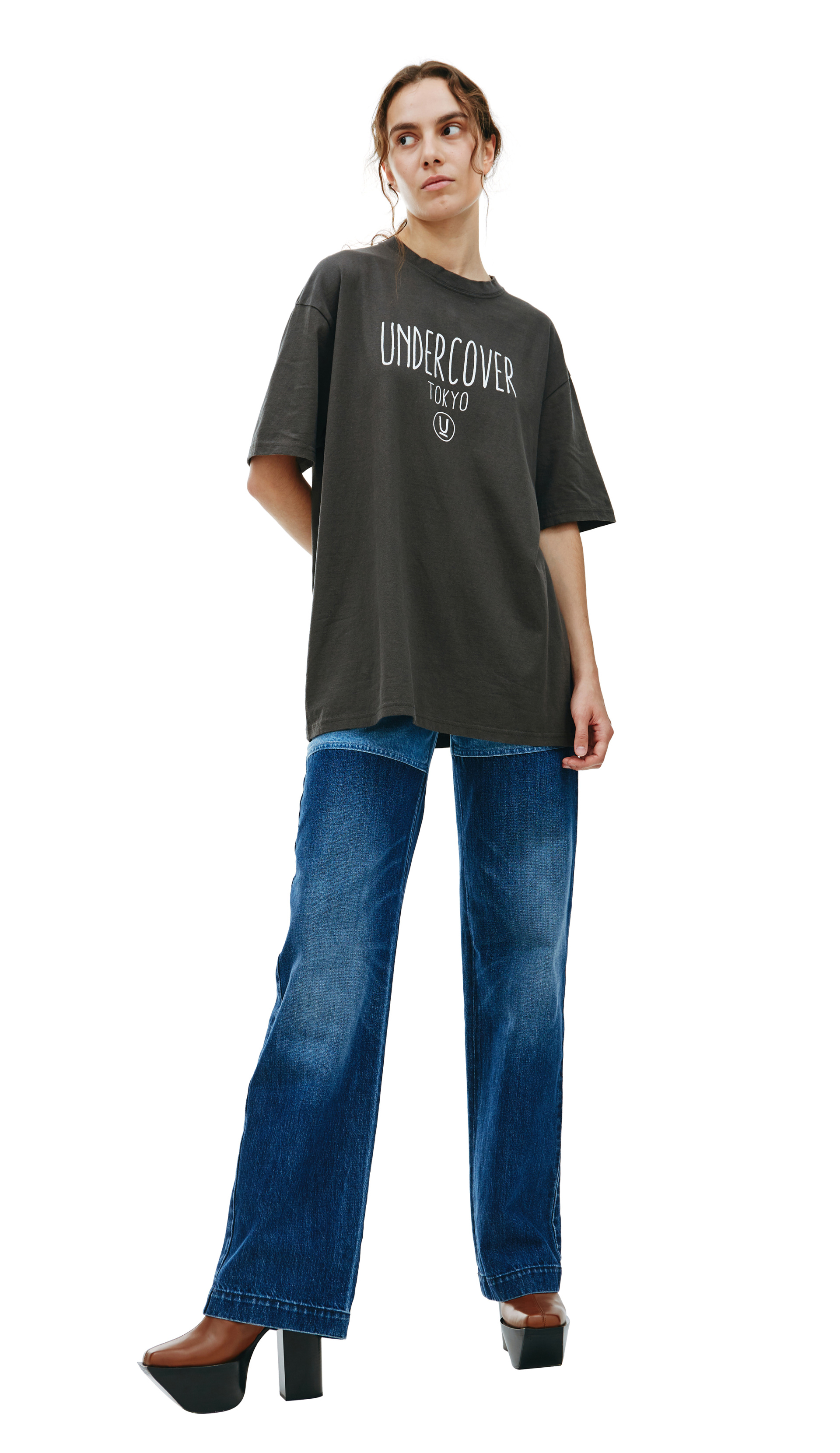 Undercover Grey Logo t-shirt