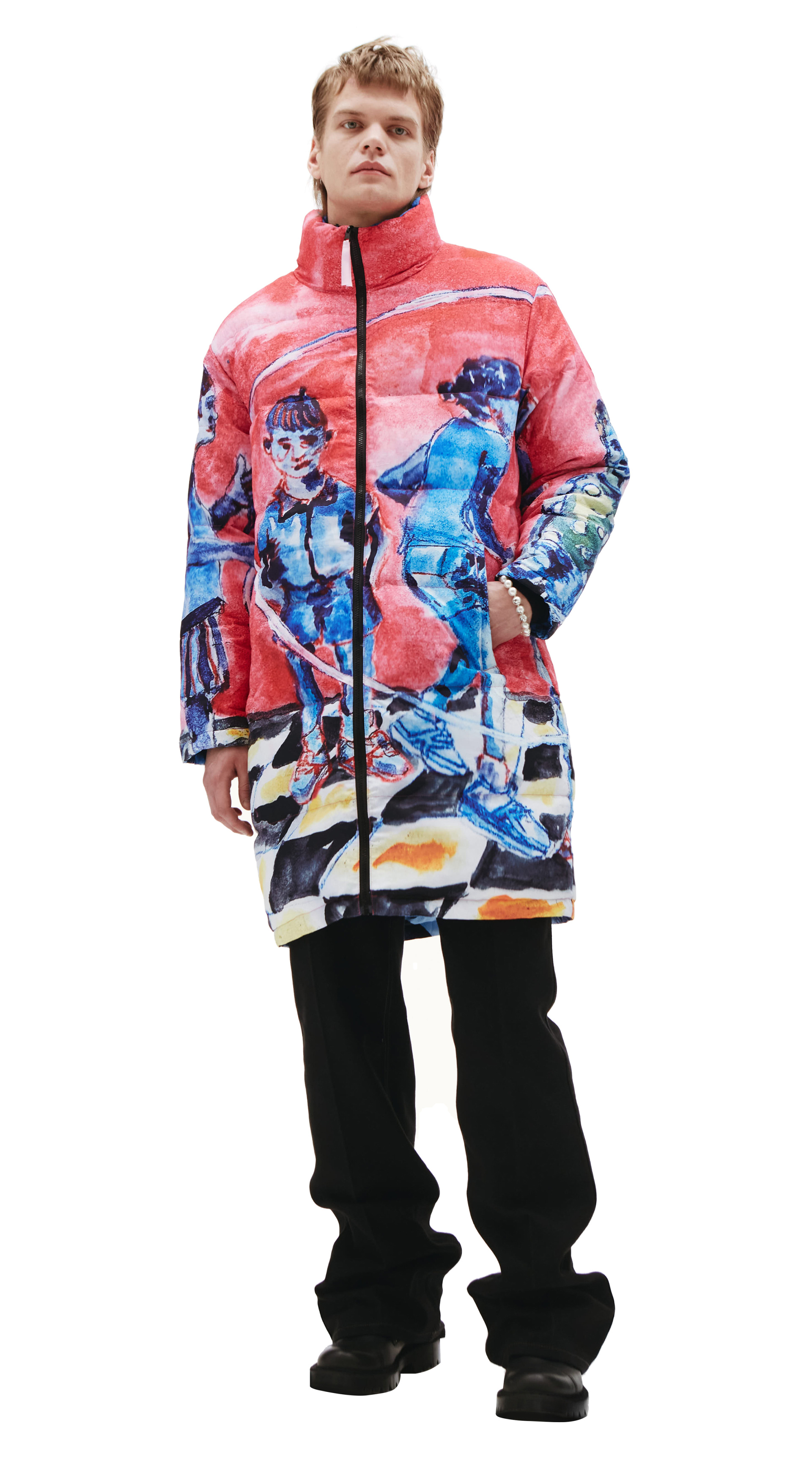 KidSuper Reversible Painted Down Jacket