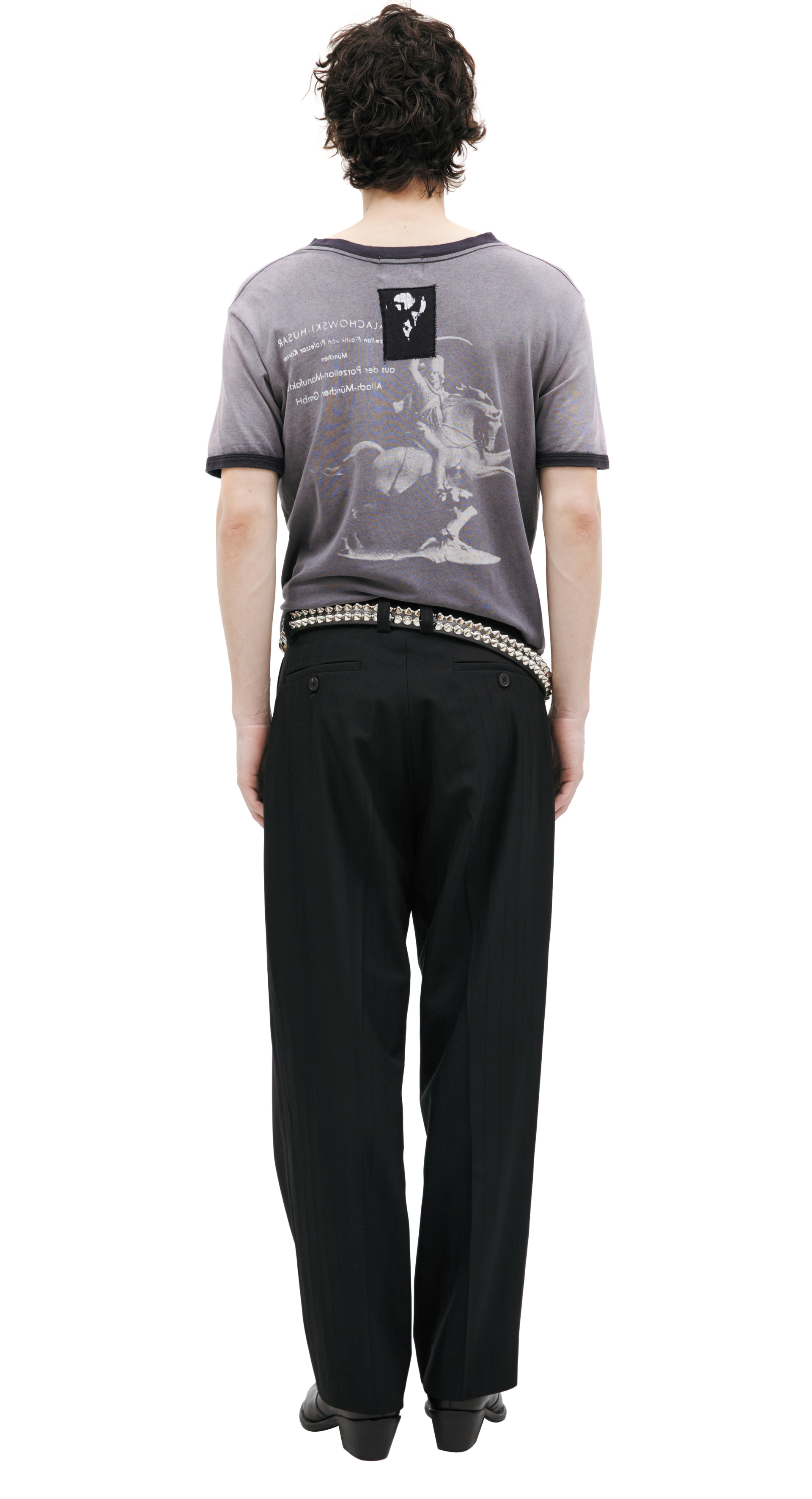 Enfants Riches Déprimés Striped wool trousers