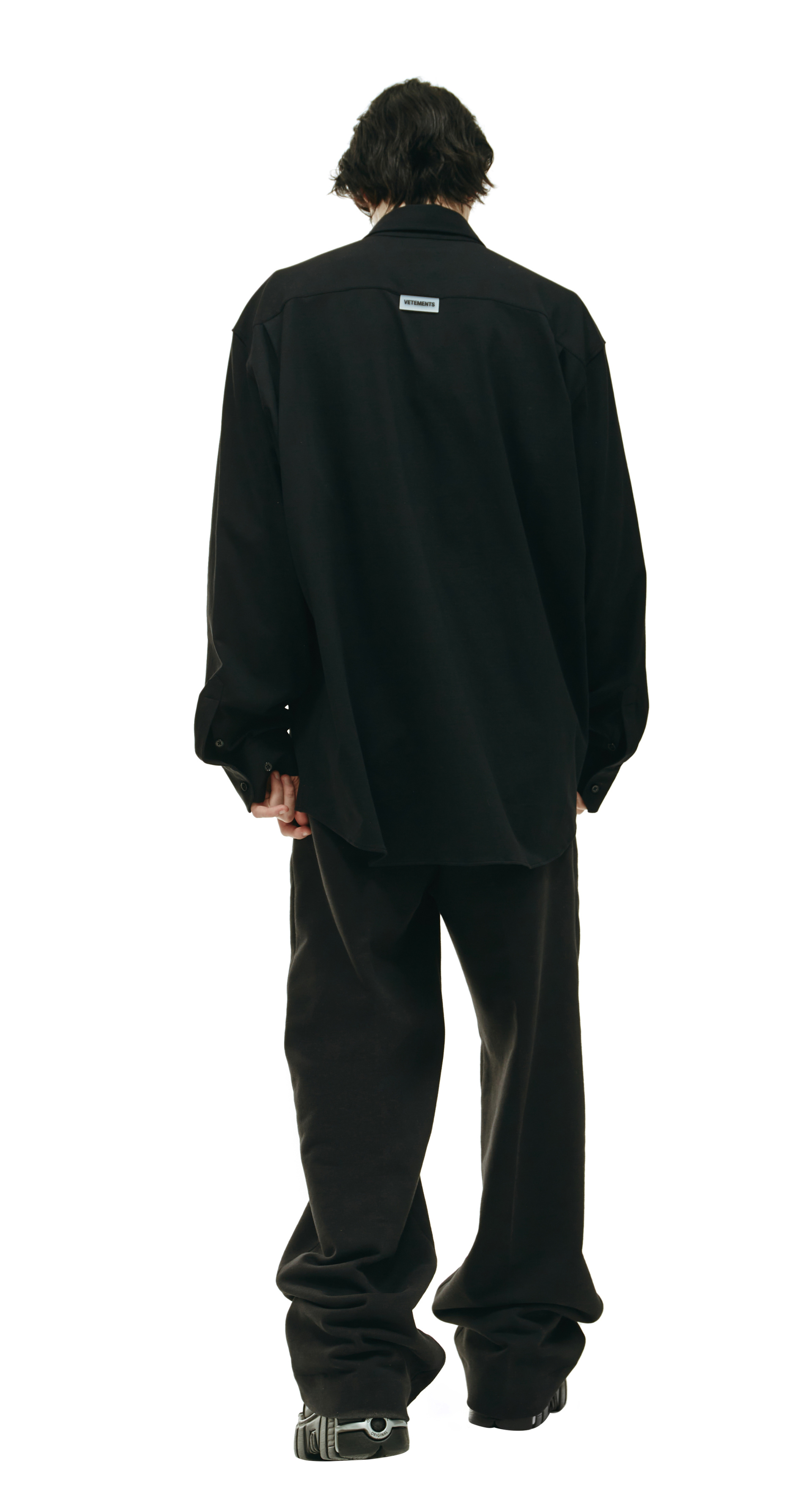 VETEMENTS Black cotton shirt