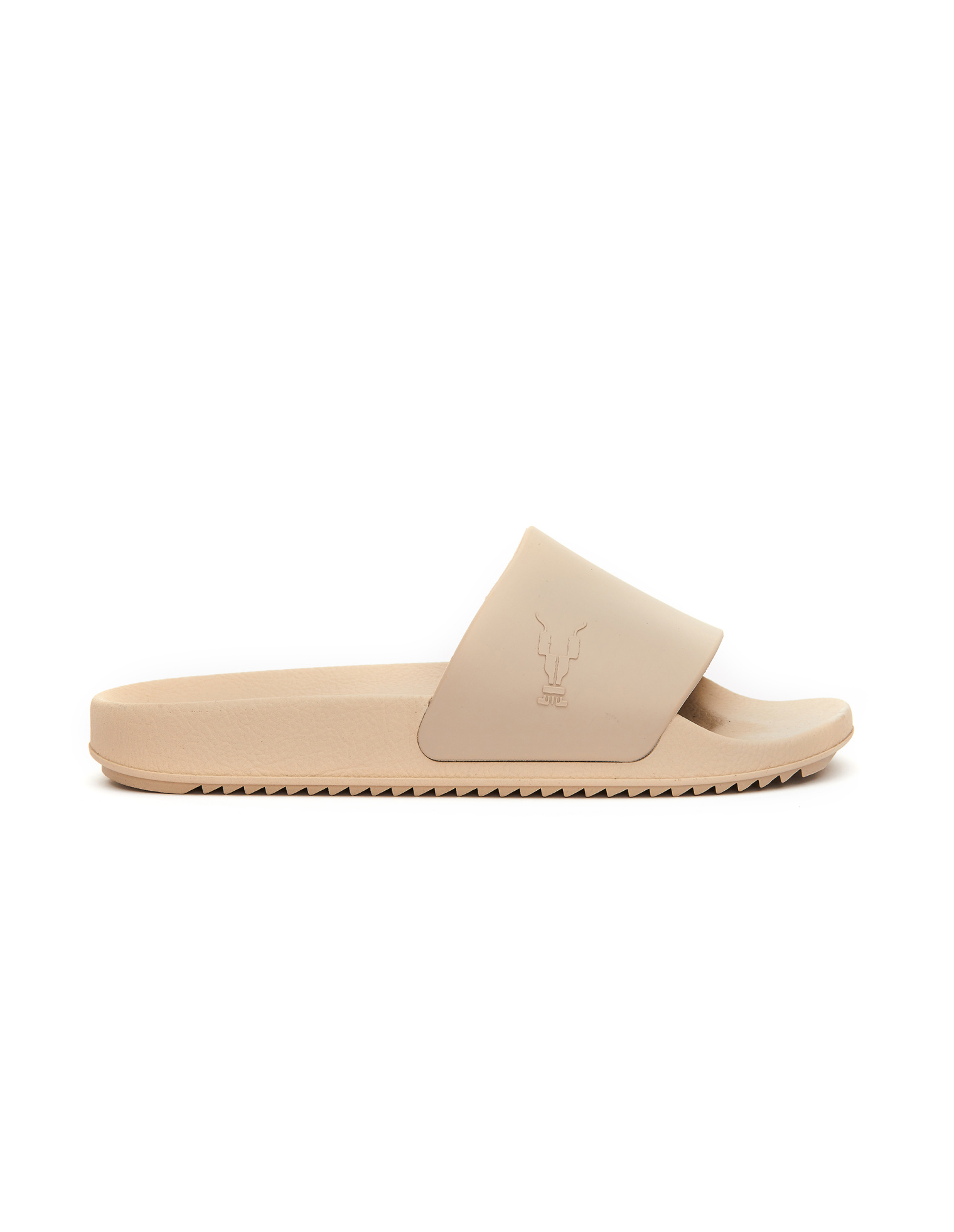 DRKSHDW by Rick Owens Beige Rubber Slides