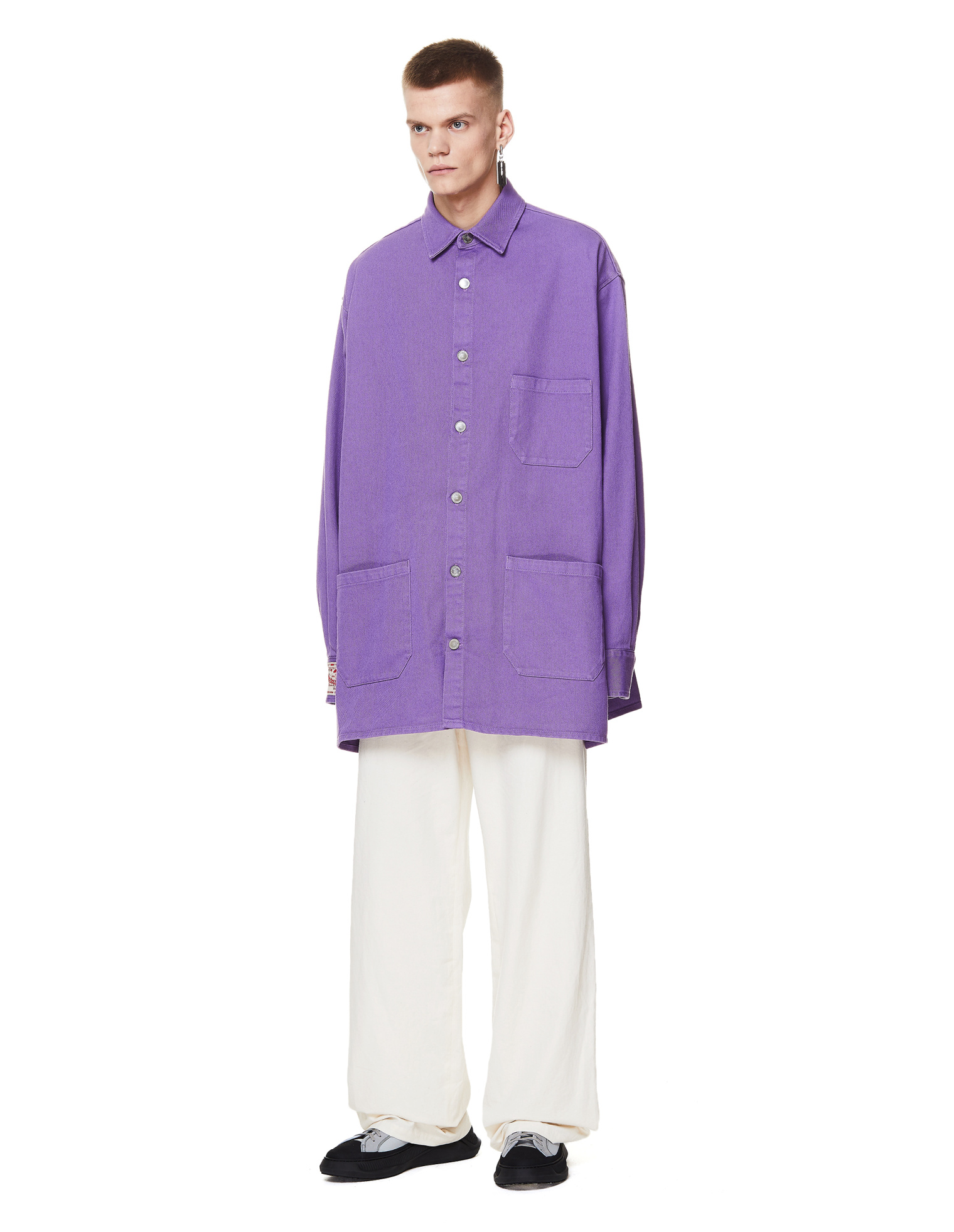 Balenciaga Моно-серьга с подвеской лезвием