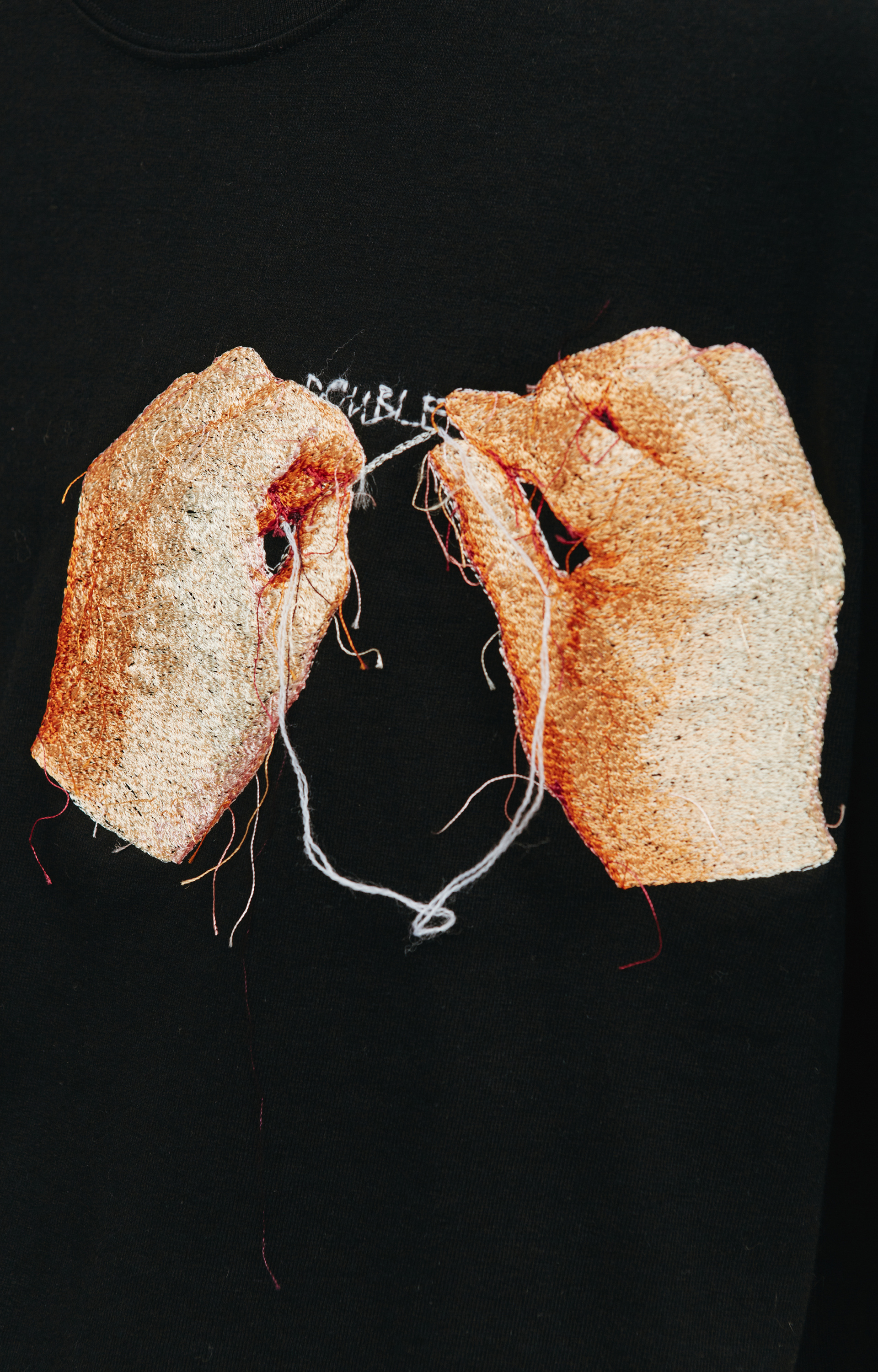 Doublet \'Hand-embroidery\' cotton t-shirt