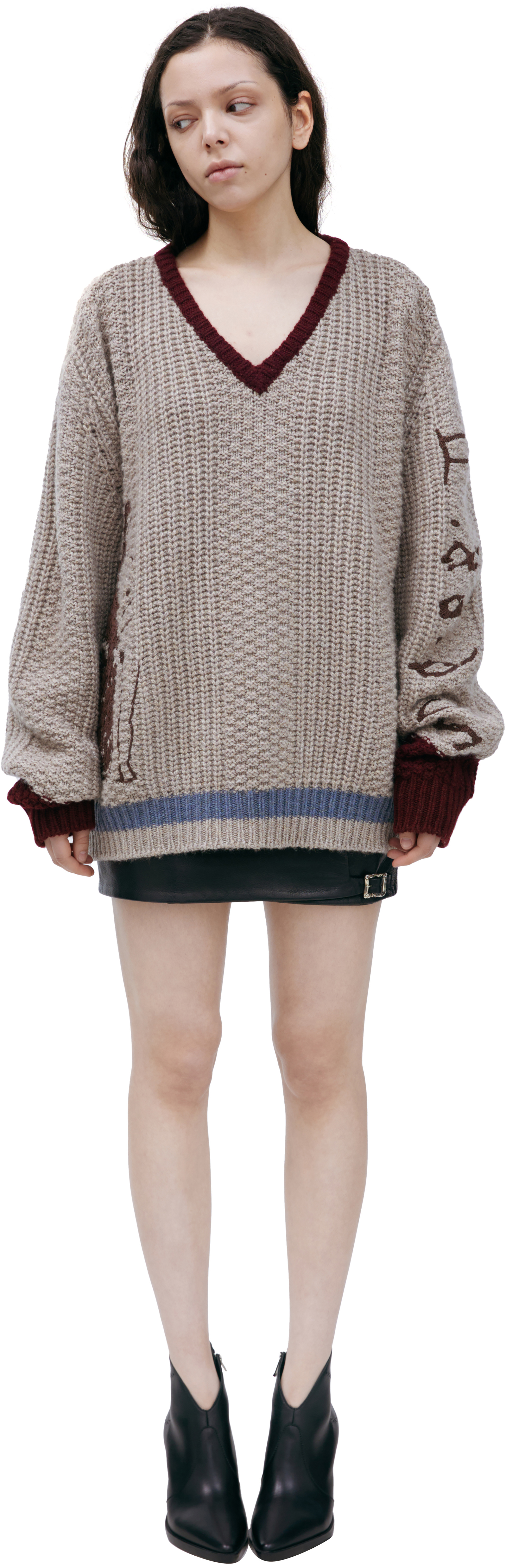 Enfants Riches Déprimés Cashmere V-Neck Sweater