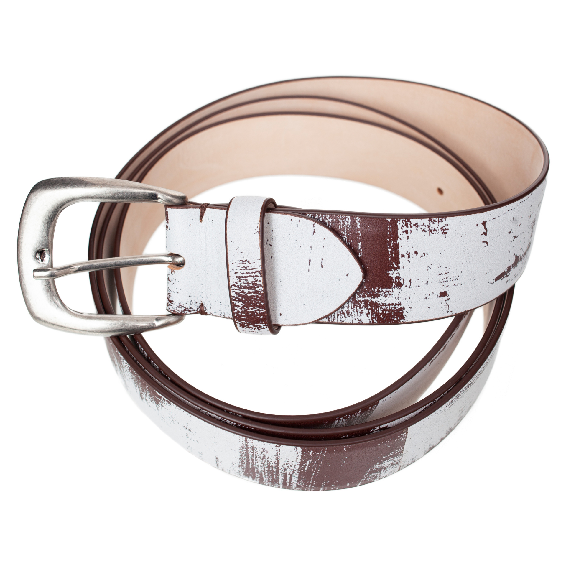 Maison Margiela Bianchetto leather belt