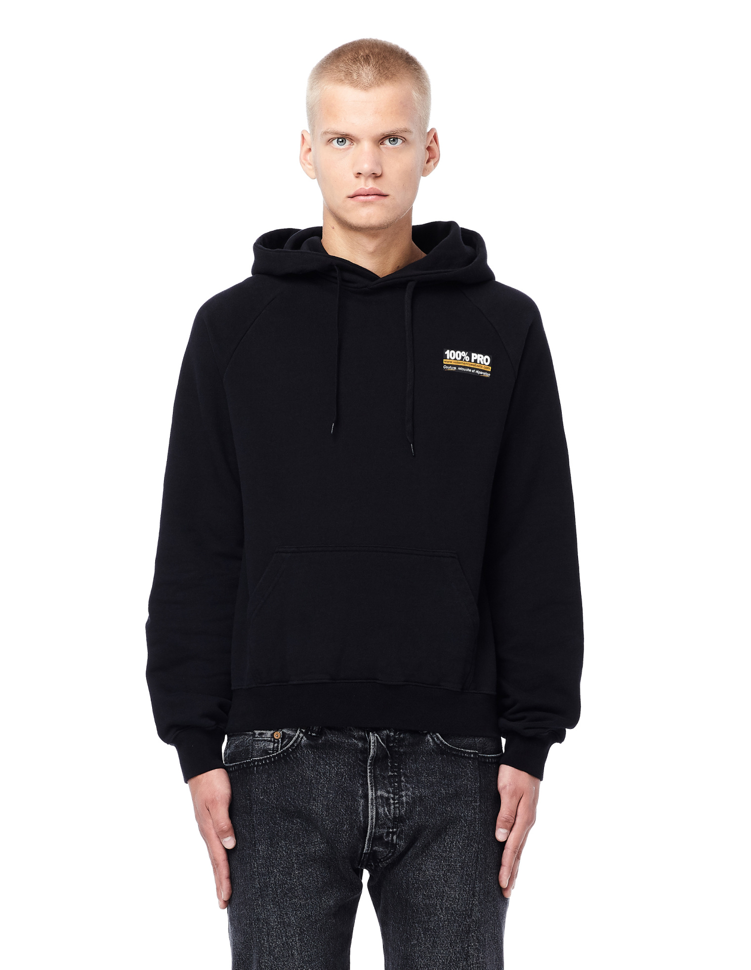 VETEMENTS Худи из хлопка с принтом 100% Pro