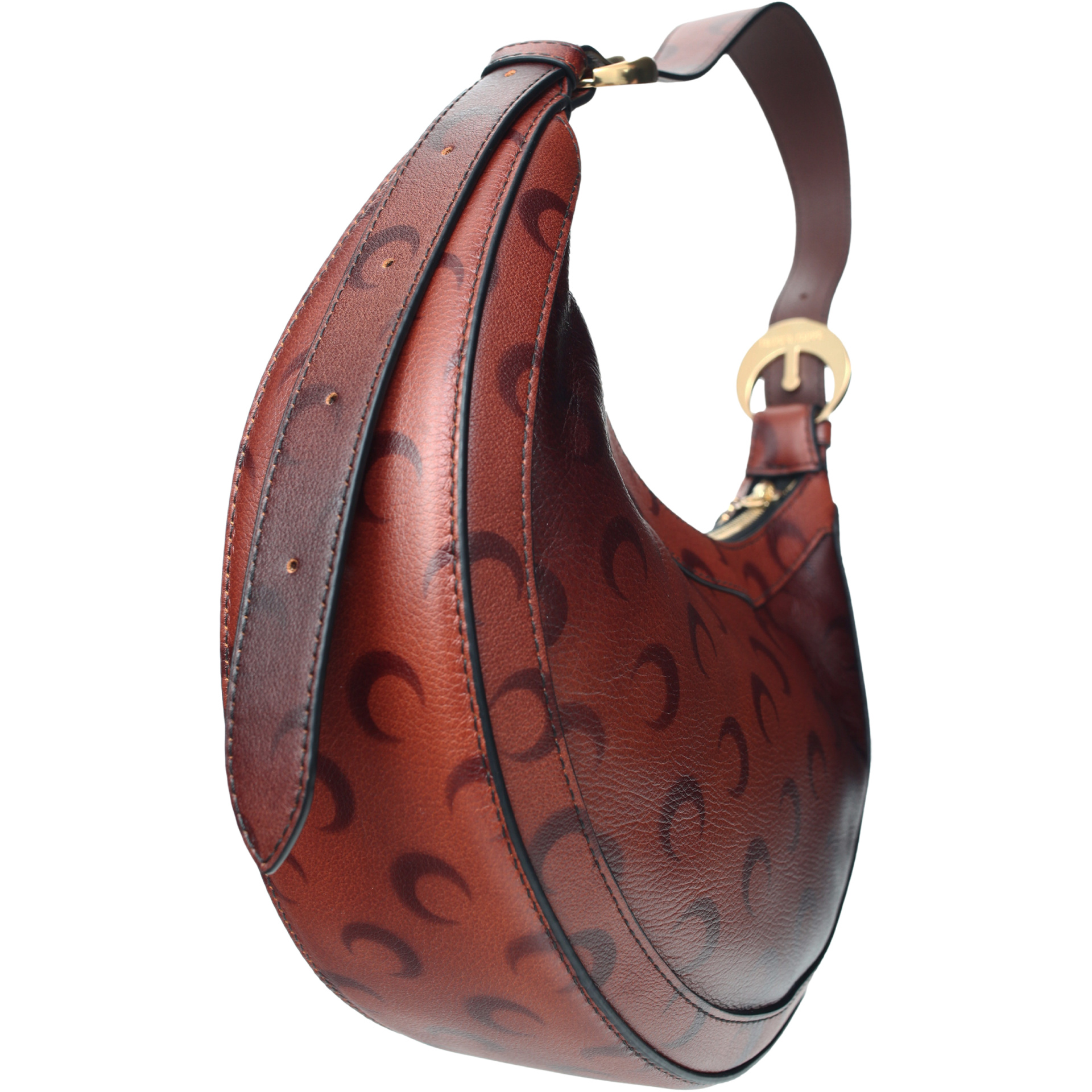 MARINE SERRE Eclips leather bag