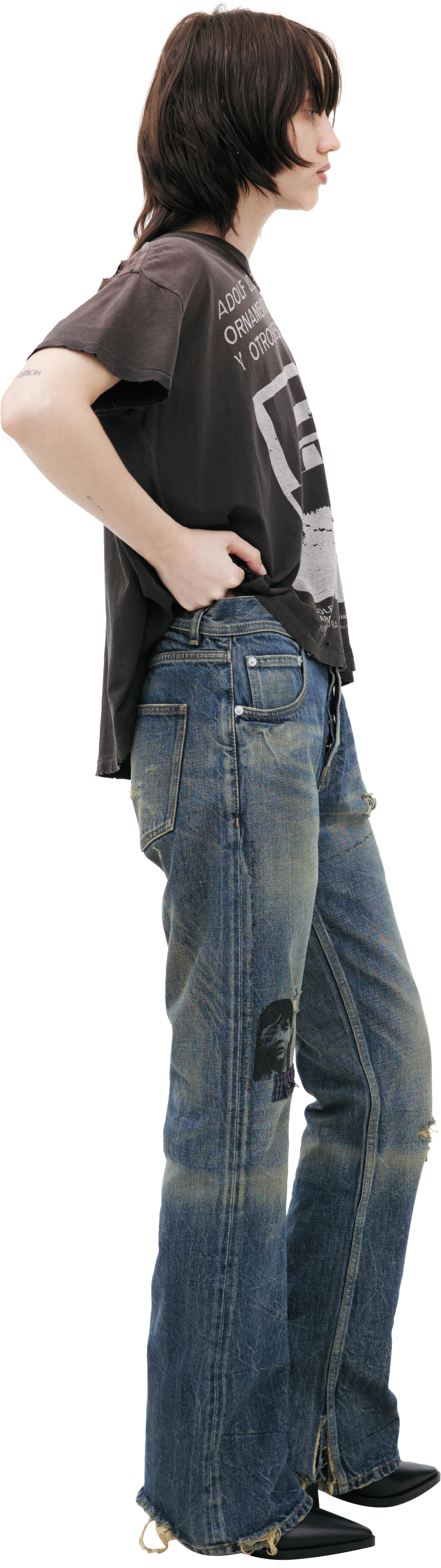 Enfants Riches Déprimés Jeans with patches