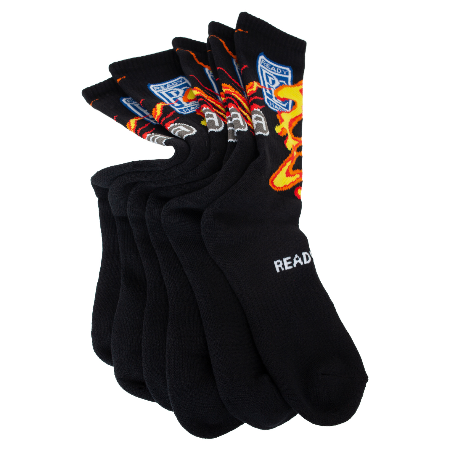 Readymade 3 pack printed socks
