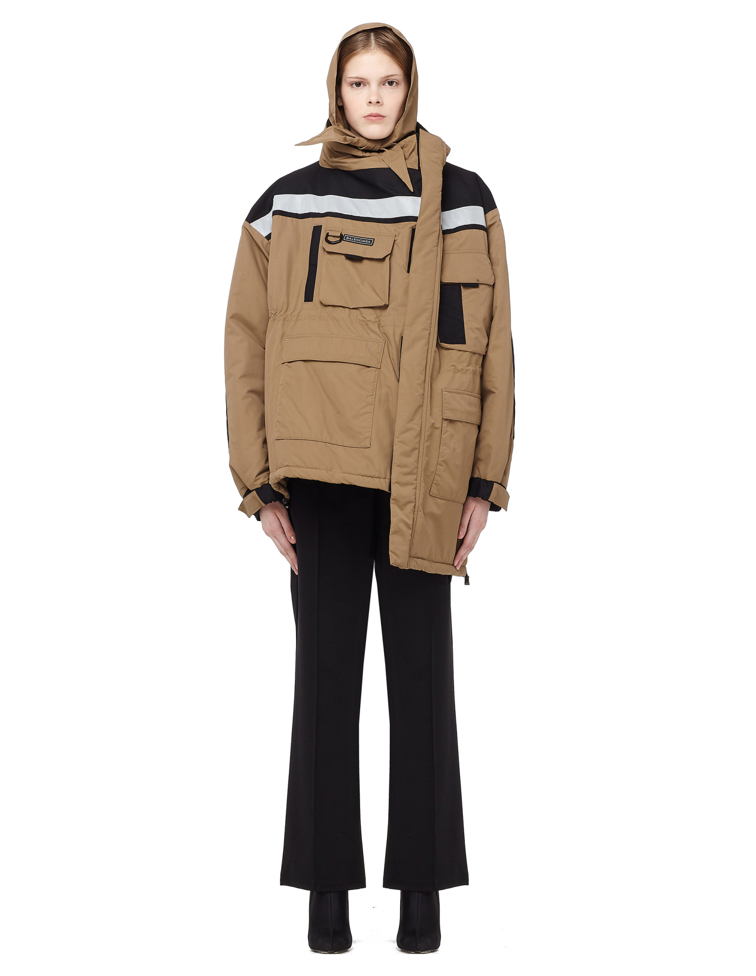 Balenciaga Теплая парка с асимметричной застежкой
