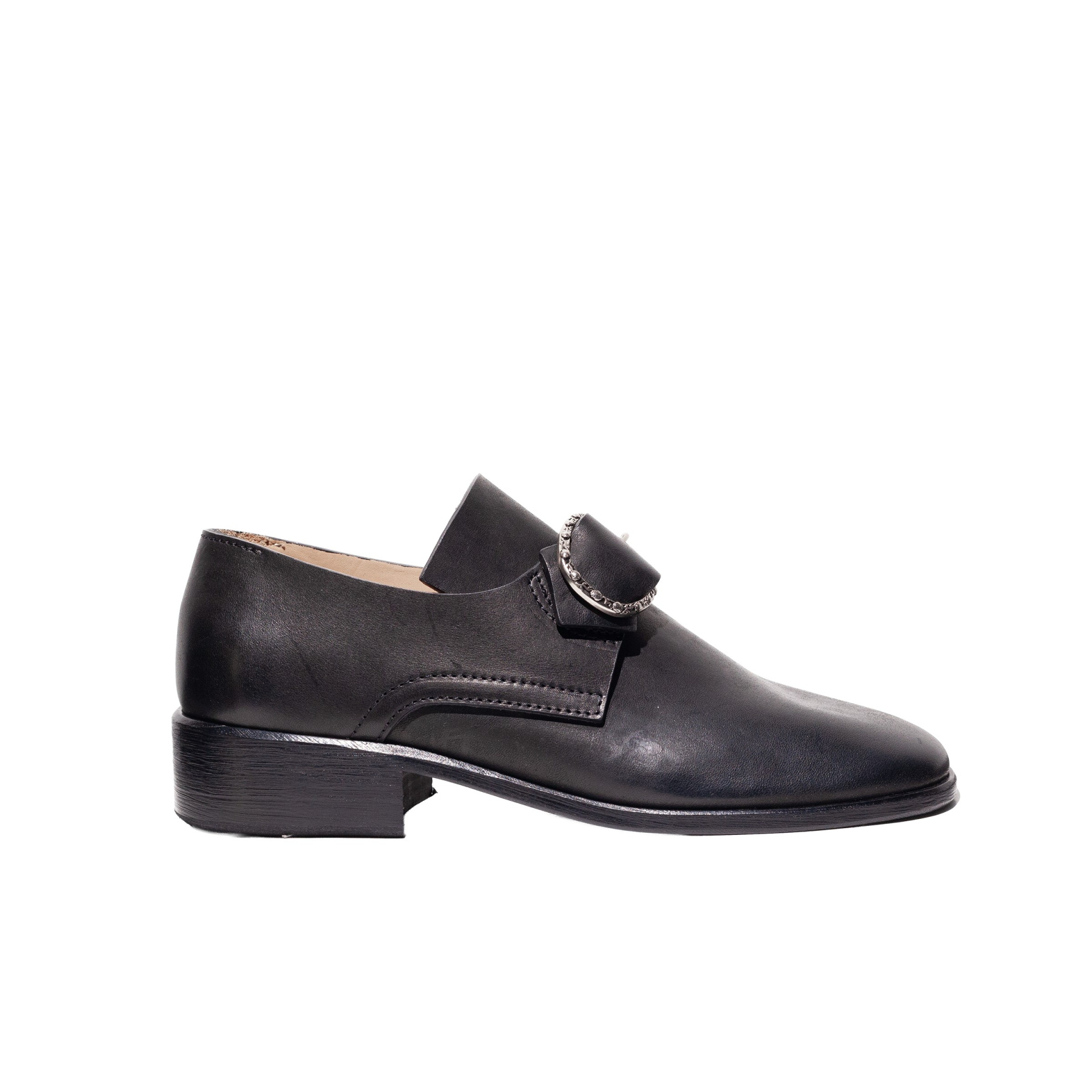 Enfants Riches Déprimés Black leather shoes